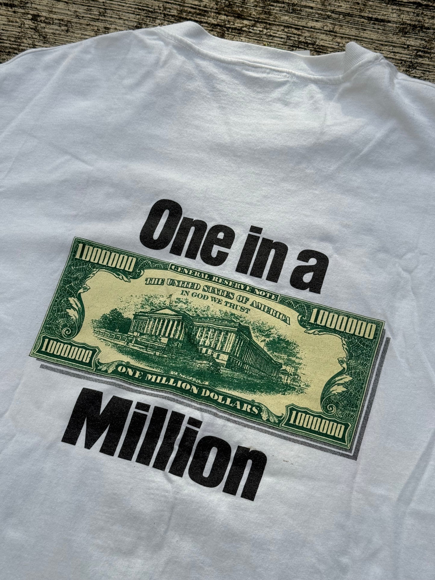 Vintage 1990s “Future Millionaire” Graphic T-Shirt Made In USA