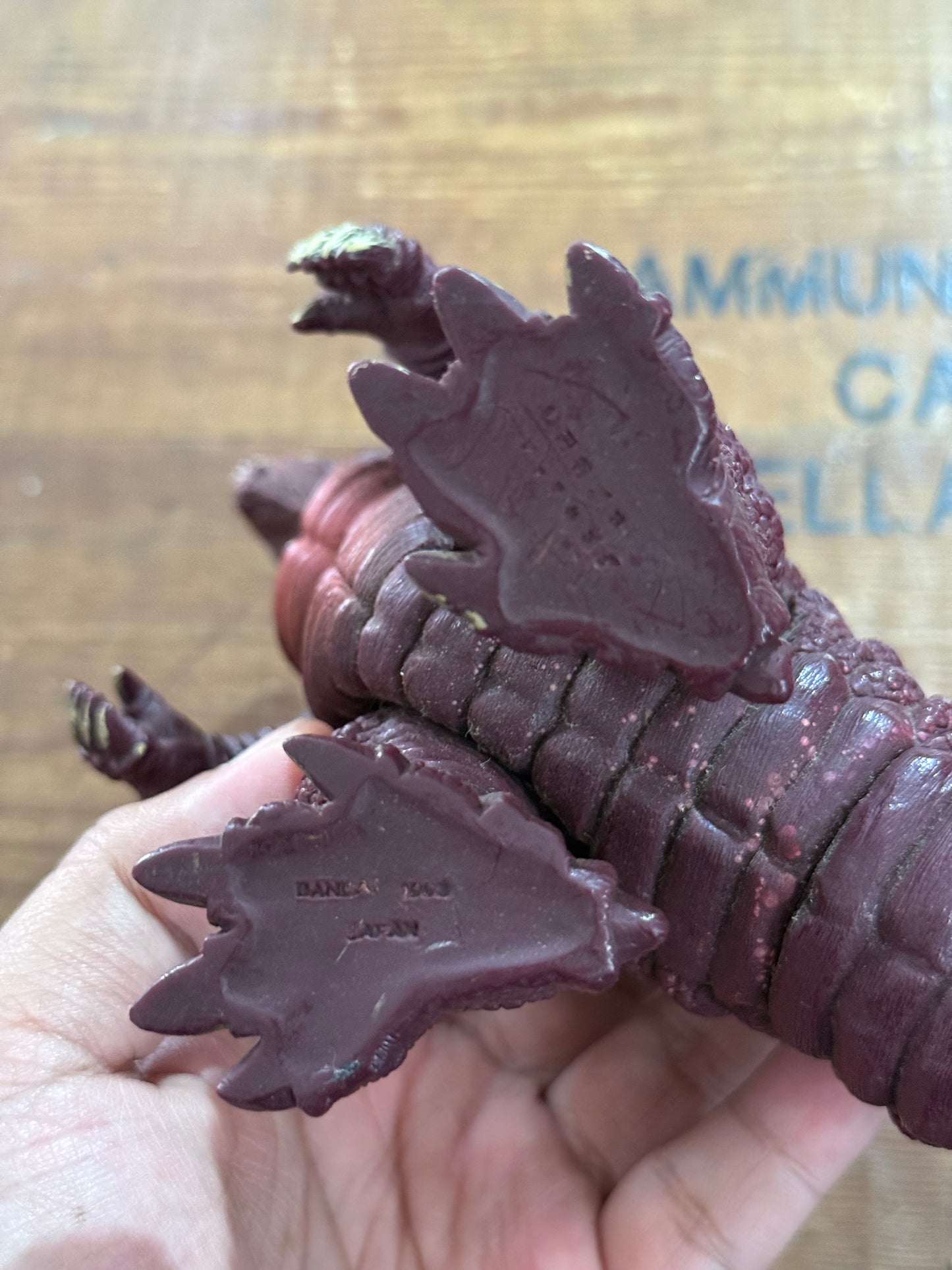 Vintage Bandai 1993 Red King Powered Ultraman Kaiju Figure 7” Japan