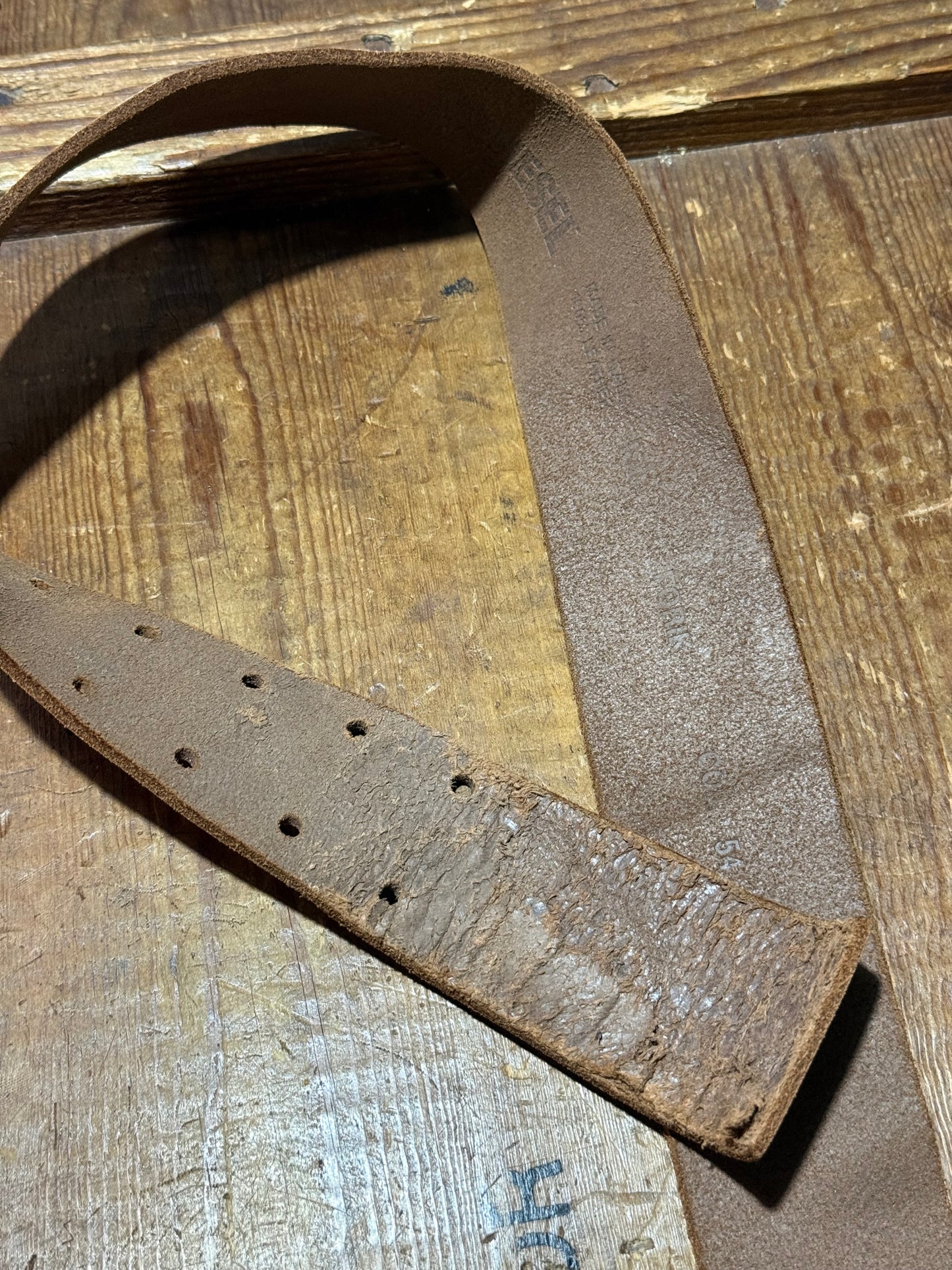 Diesel Made In Italy Leather Belt