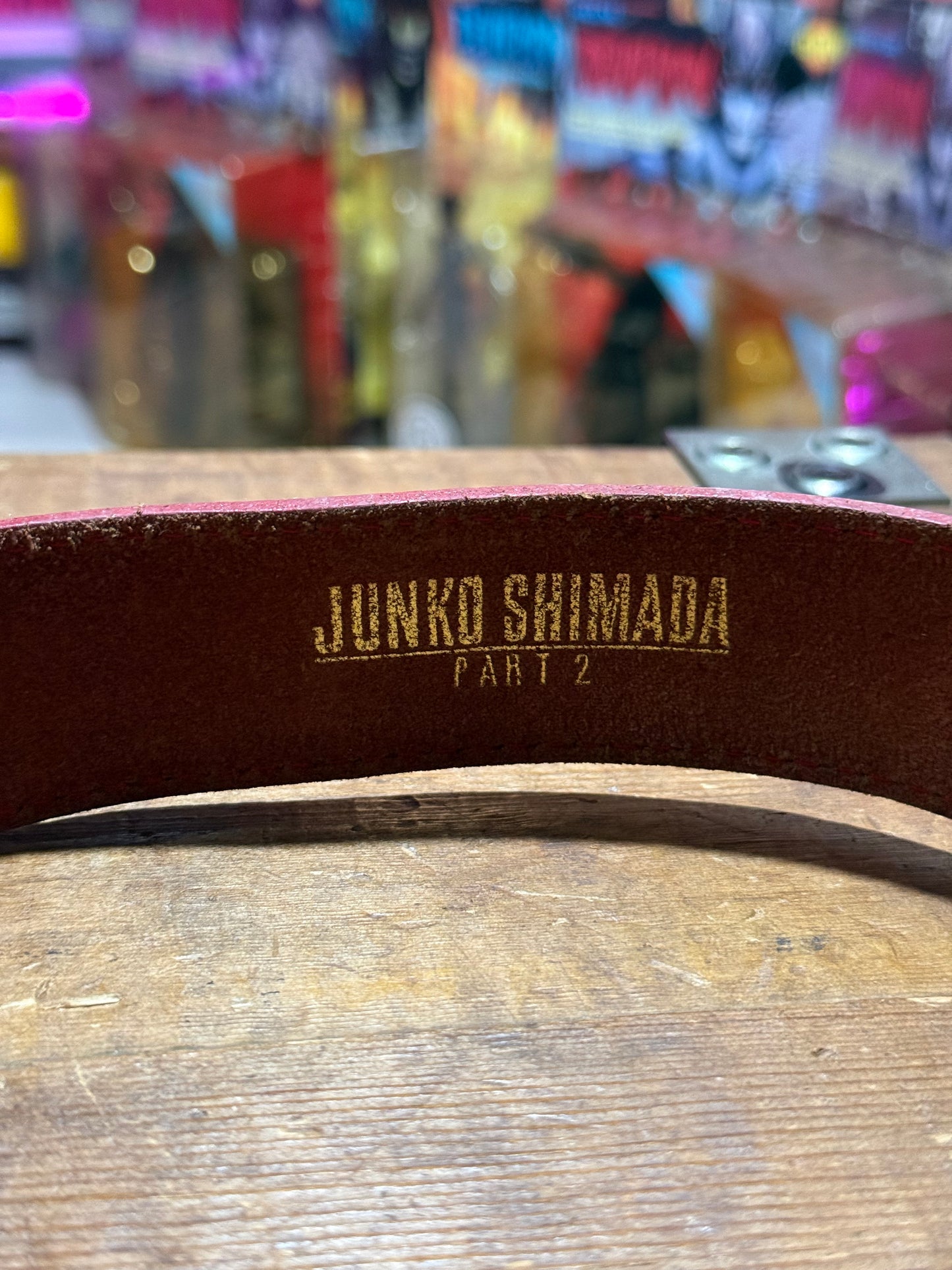 Junko Shimada Part 2 Leather Belt