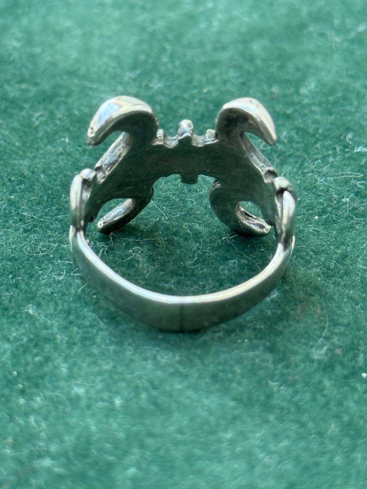 Sterling Silver Tribal Scorpion Ring Gothic Biker Punk Y2K