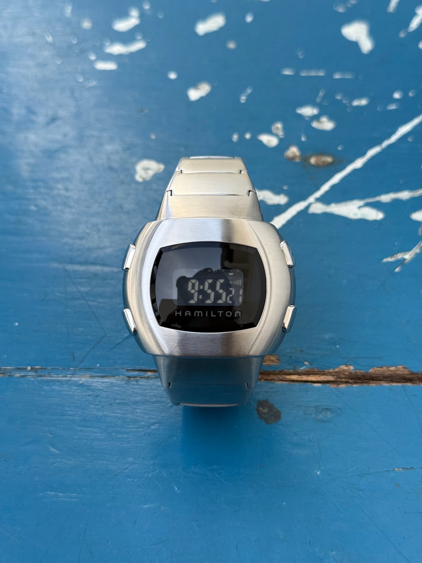 Hamilton Pulsar Men in Black II Digital Watch – Limited Edition Stainless Steel (2002 Movie Release)