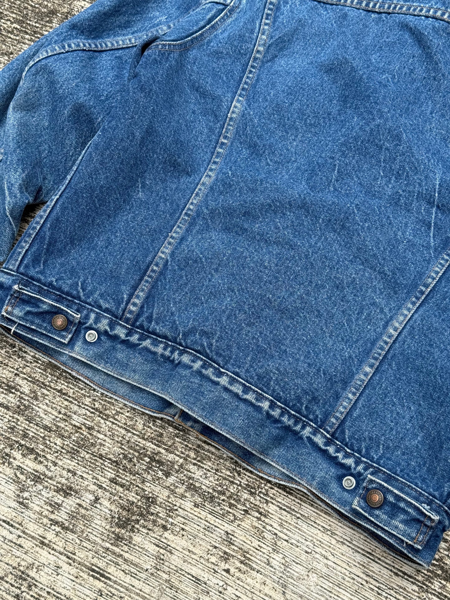 Vintage Levi’s 70605 Sherpa Trucker Jacket Size 42 – 80s USA Made Denim Shearling