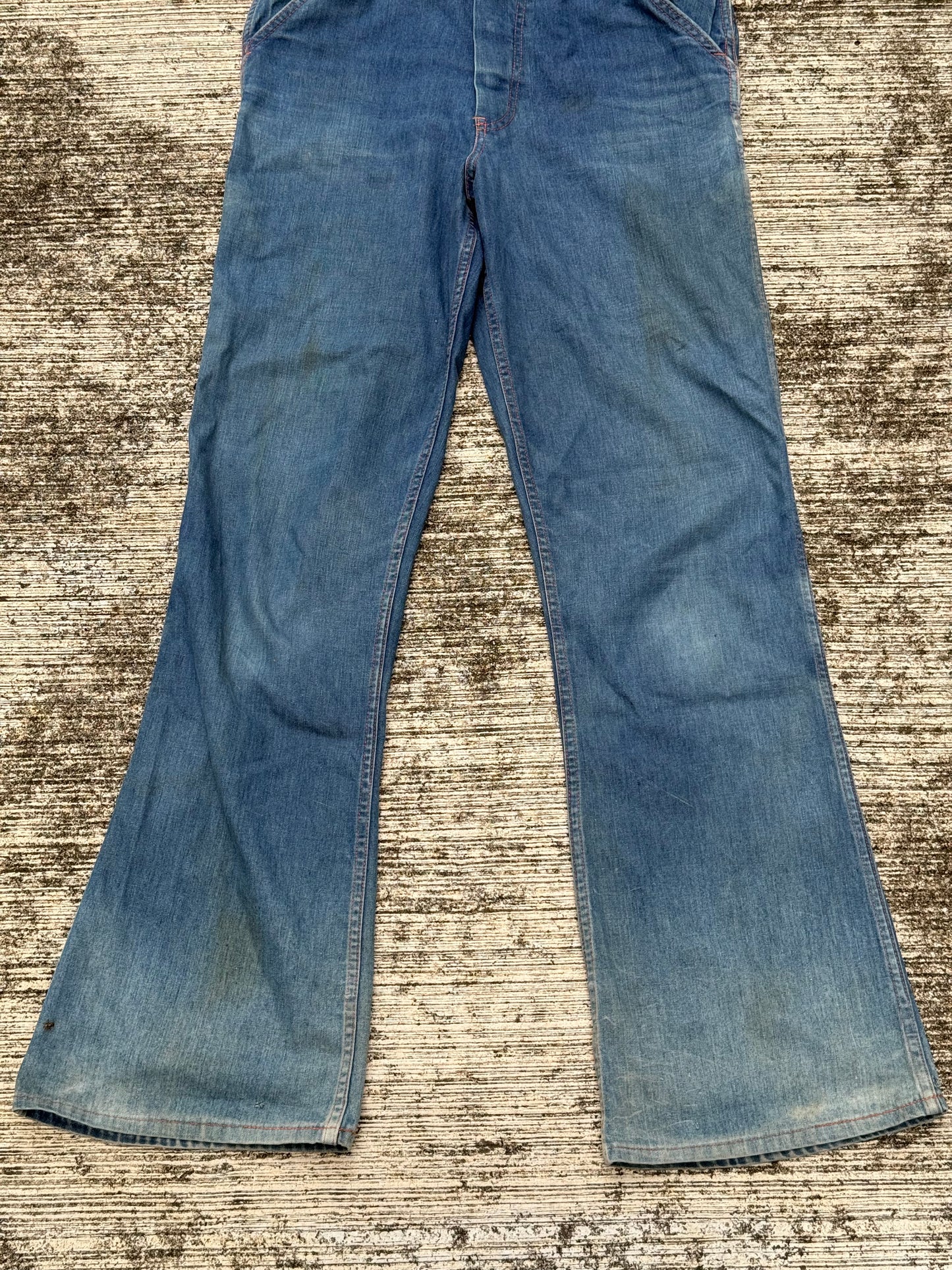 Vintage 1960s–Early 1970s Ben Davis Selvedge Denim Overalls
