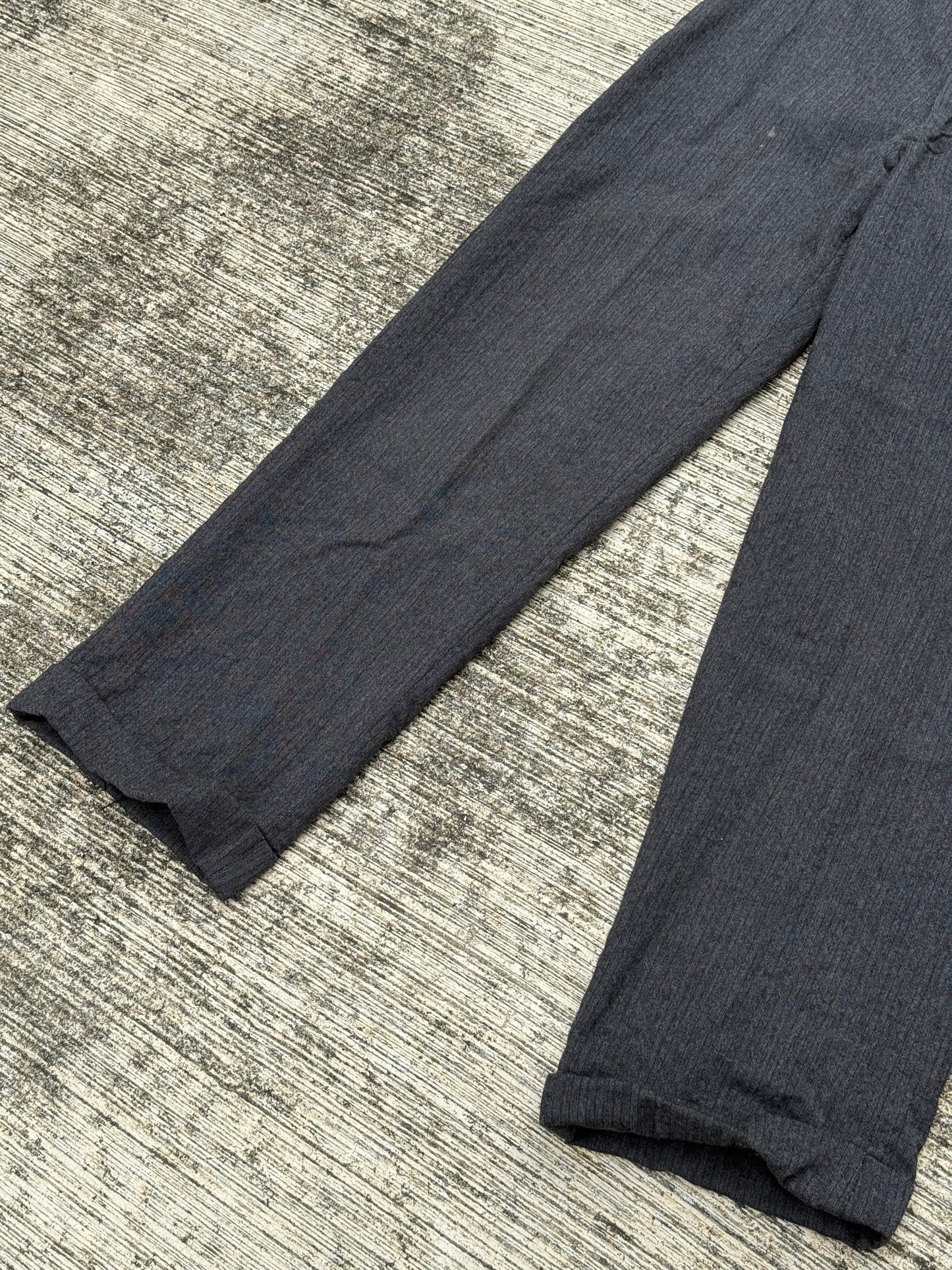 Rare 1940s–1950s Wool Stripe Work Pants Vintage Pinstripe Trousers