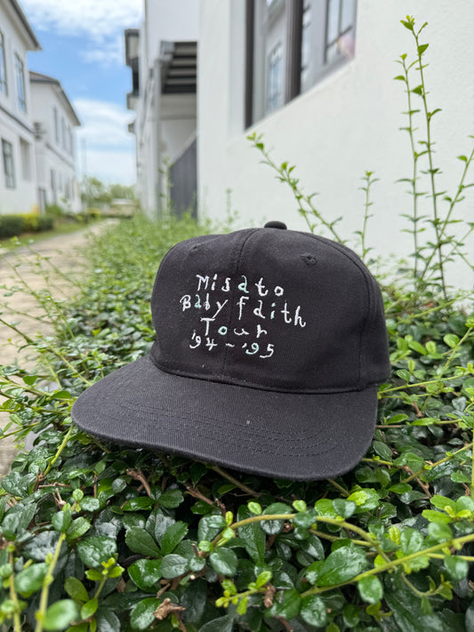 Vintage Misato Watanabe “Baby Faith Tour 1994–1995” Embroidered Cap – Japan Tour Merchandise