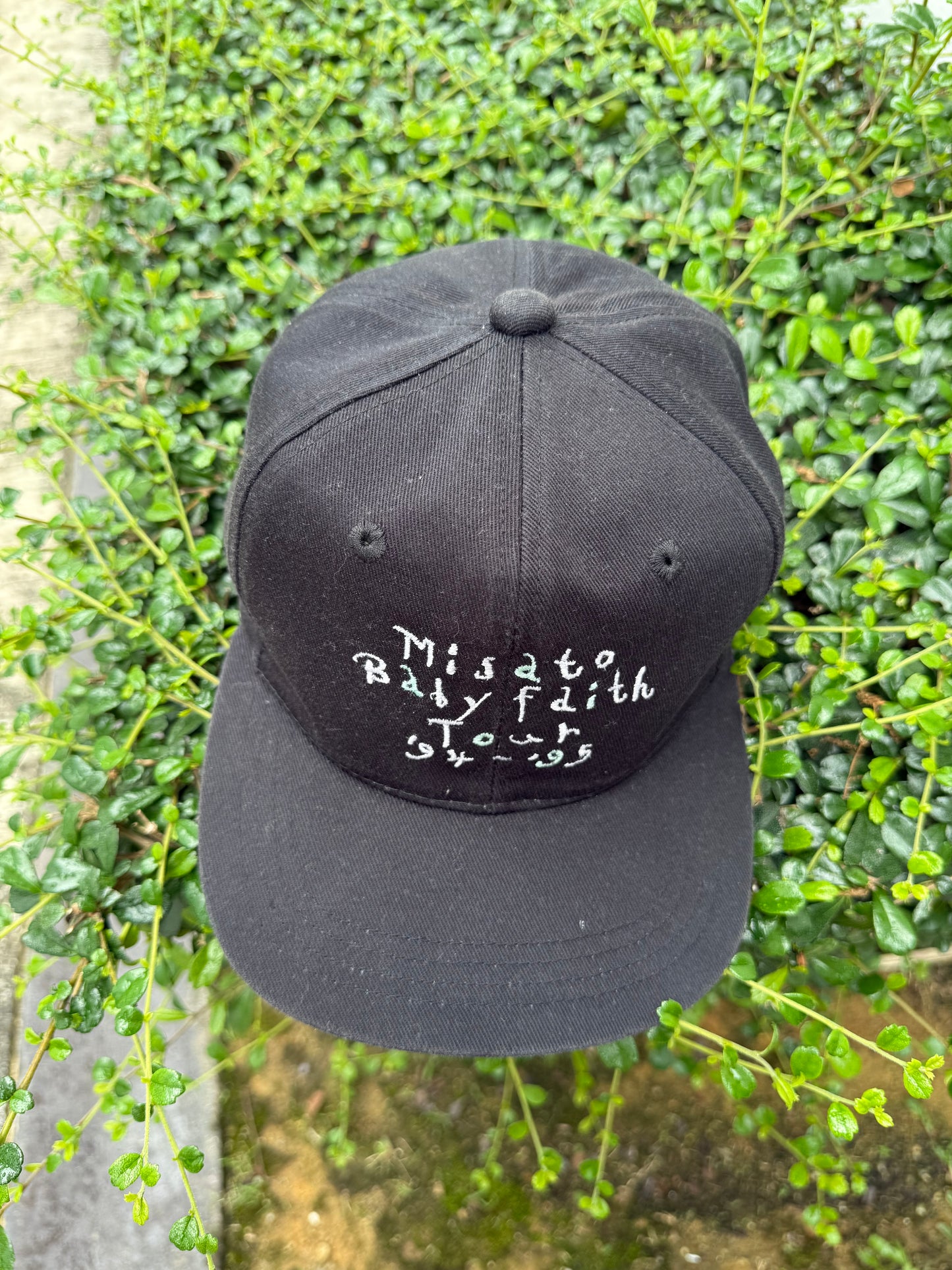 Vintage Misato Watanabe “Baby Faith Tour 1994–1995” Embroidered Cap – Japan Tour Merchandise