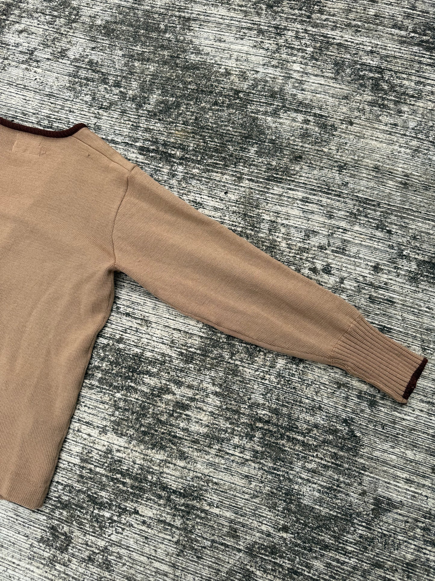 Vintage 1972 Aztlan Varsity Knit Cardigan