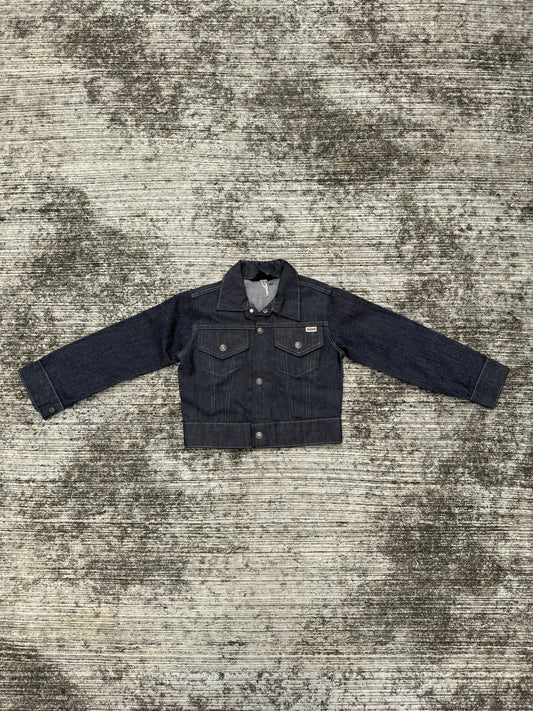 Vintage Sears Toughskins Boys Selvedge Denim Jacket Made in USA