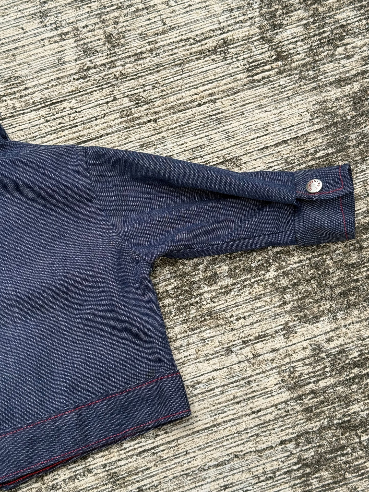 Vintage Health-tex Kids Selvedge Denim Jacket Made in USA