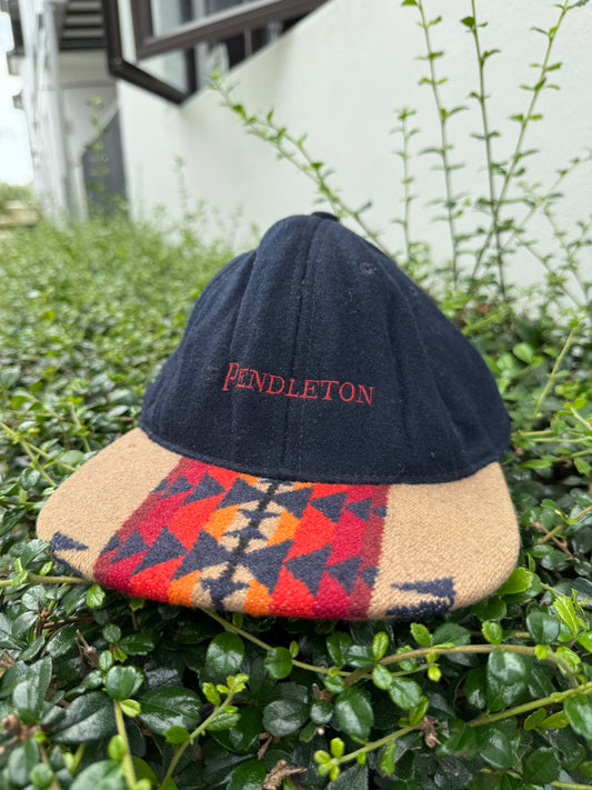 Vintage Pendleton Wool Cap Western Wear Tribal