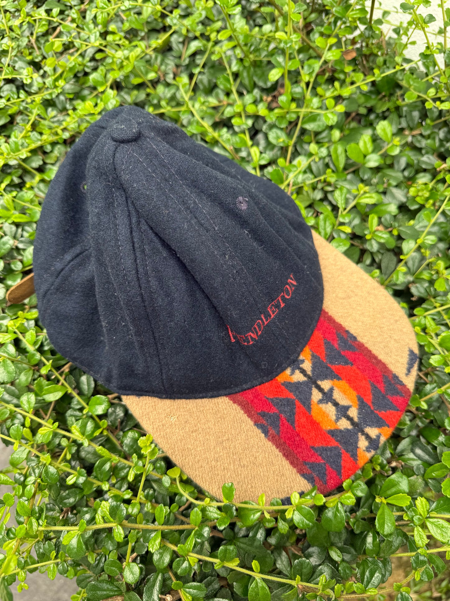 Vintage Pendleton Wool Cap Western Wear Tribal