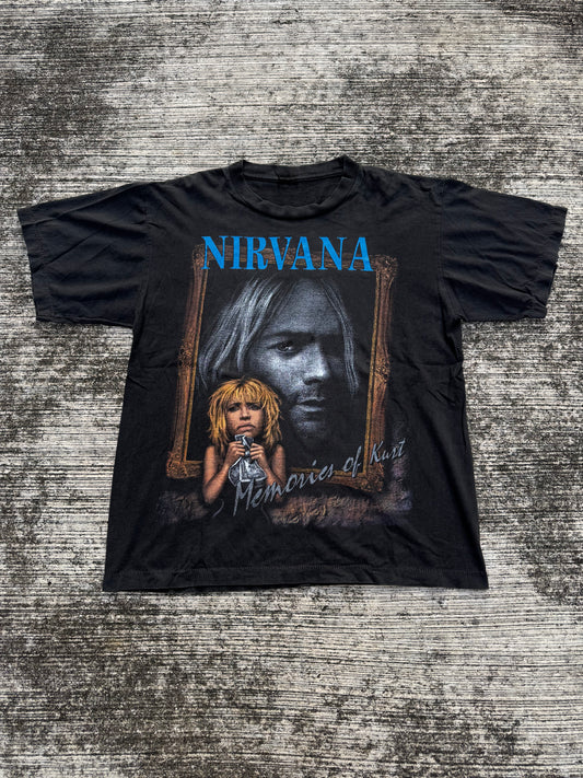 Vintage 90s Kurt Cobain Memorial Tshirt Nirvana