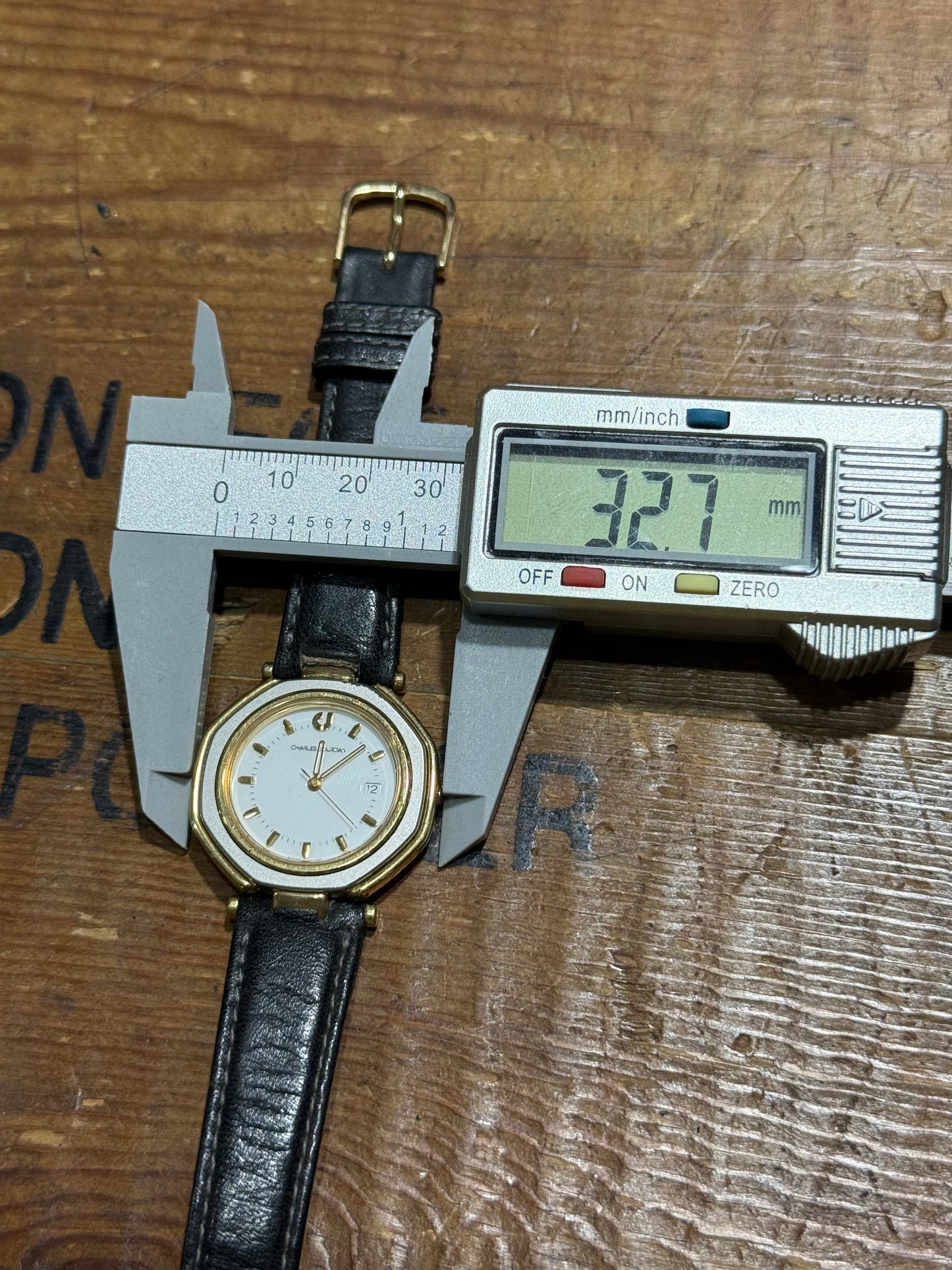 Vintage Charles Jourdan Watch Junk Not Working For Parts