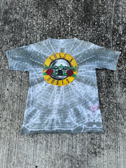 Vintage 1987 Guns N’ Roses Tie-Dye T-Shirt Brockum Original Appetite for Destruction Era
