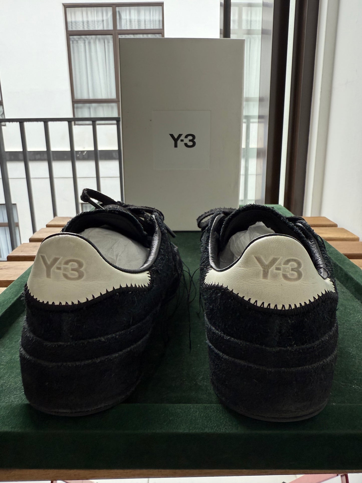 Y-3 Adidas Gazelle Black Suede Sneakers by Yohji Yamamoto – Used Fullset