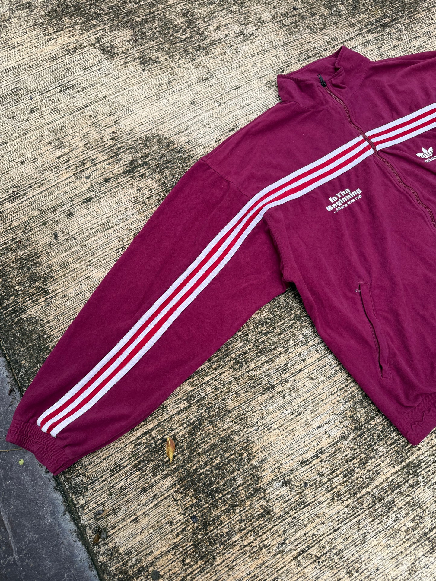 Vintage Adidas Originals Track Jacket – “In Tha Beginning… There Was Rap” Trefoil