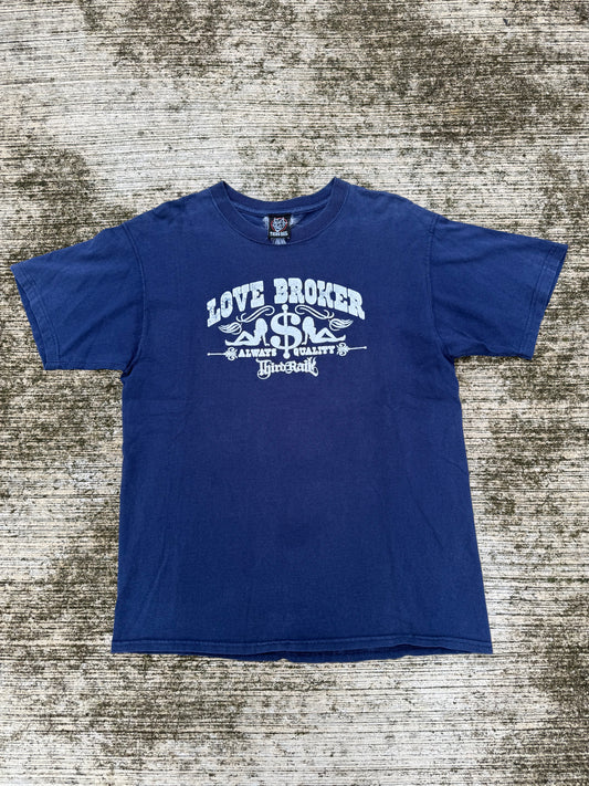 Vintage Third Rail Skateboard “Love Broker Always Quality” Graphic T-Shirt