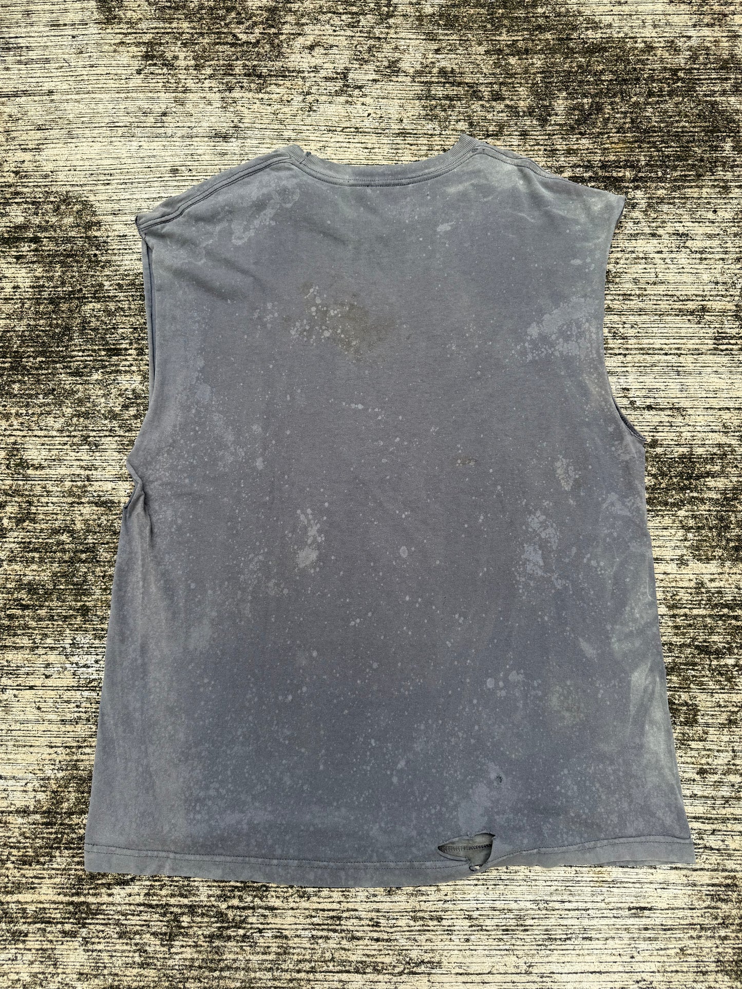 Vintage Serial Killer “Driven” Parody Taxi Driver Distressed Cut-Off Tee 90s Streetwear