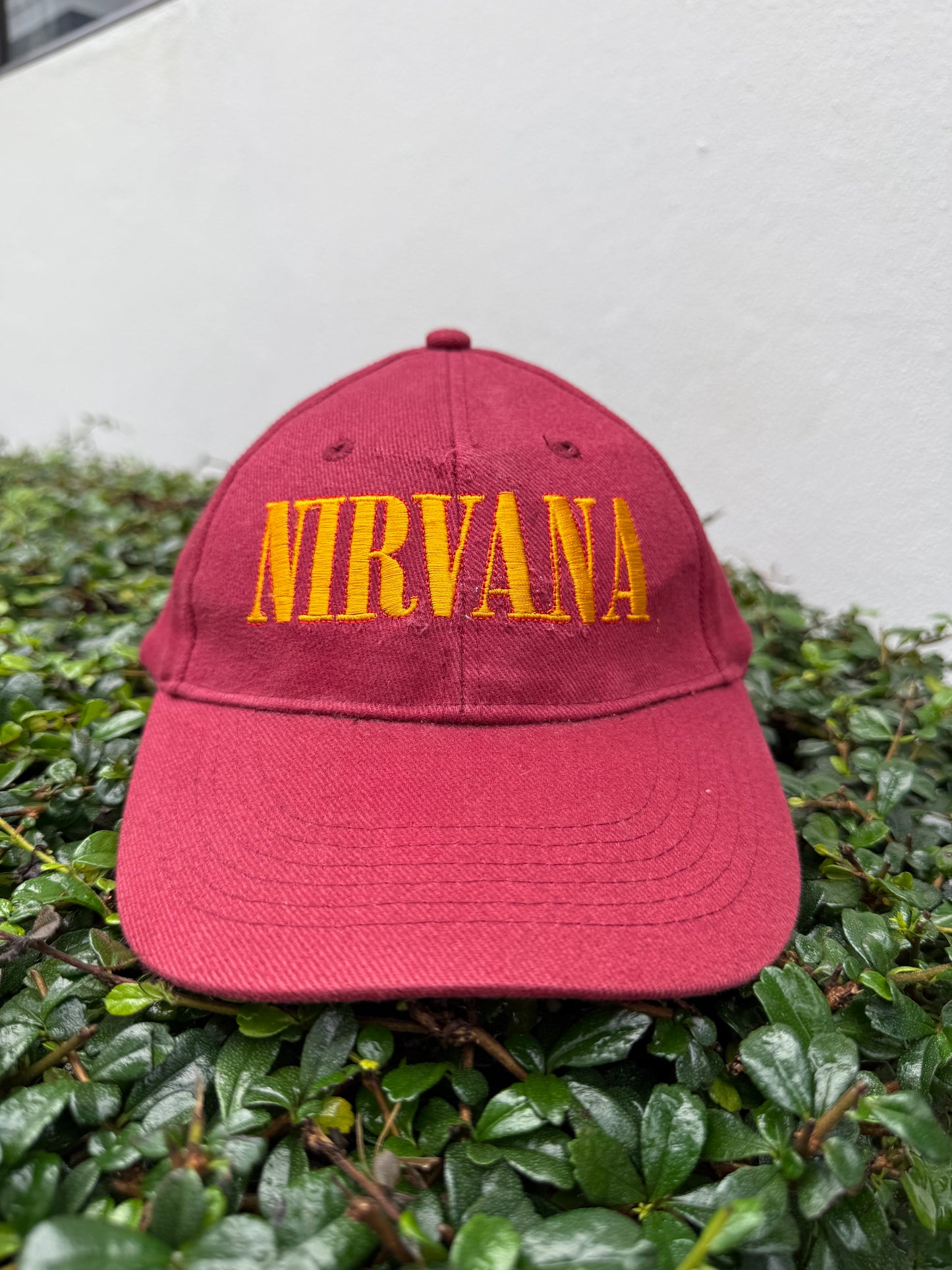 Vintage Nirvana Strapback Cap – 90s Grunge Rock Hat