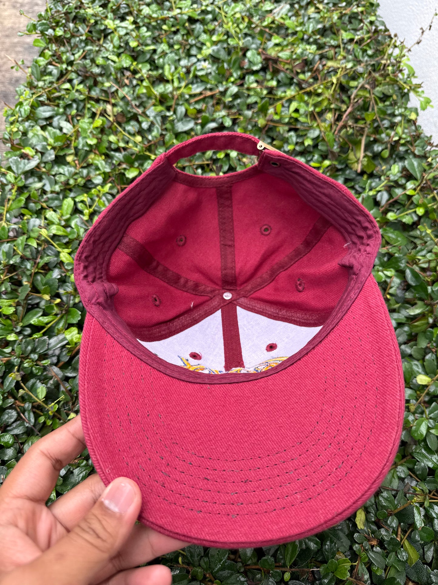 Vintage Cromok Malaysia Thrash Metal Band Strapback Cap Embroidered Logo