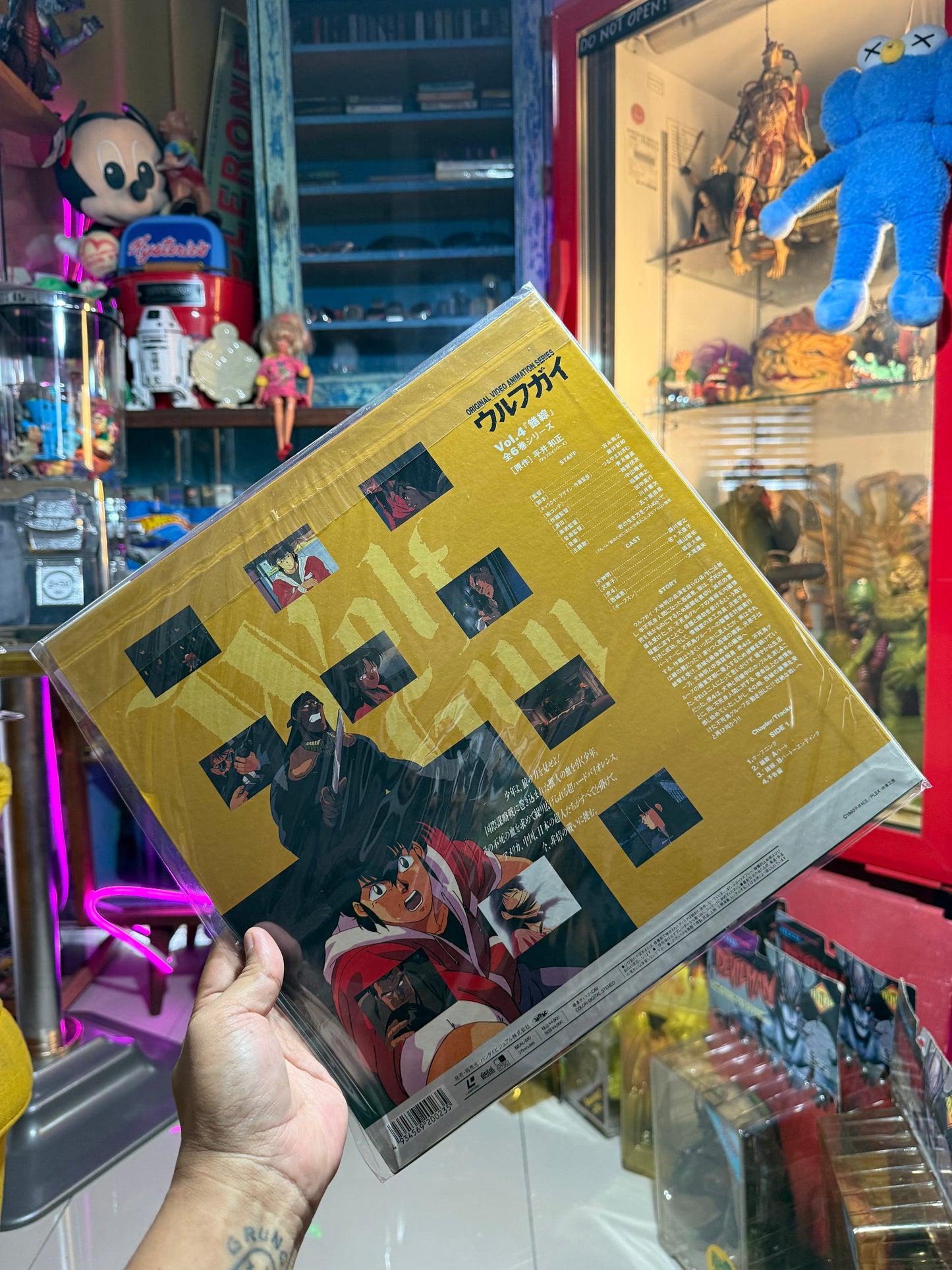 Vintage Wolf Guy OVA LaserDisc Vol.1–4 Japan Partial Set (ウルフガイ Anime LD 1992)