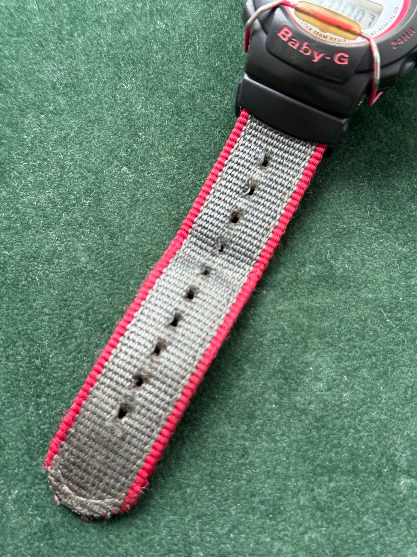 Vintage Casio Baby-G BG-202 Nylon Strap Digital Watch