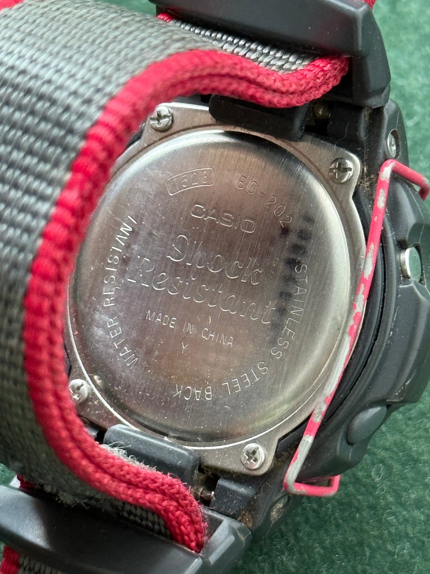 Vintage Casio Baby-G BG-202 Nylon Strap Digital Watch