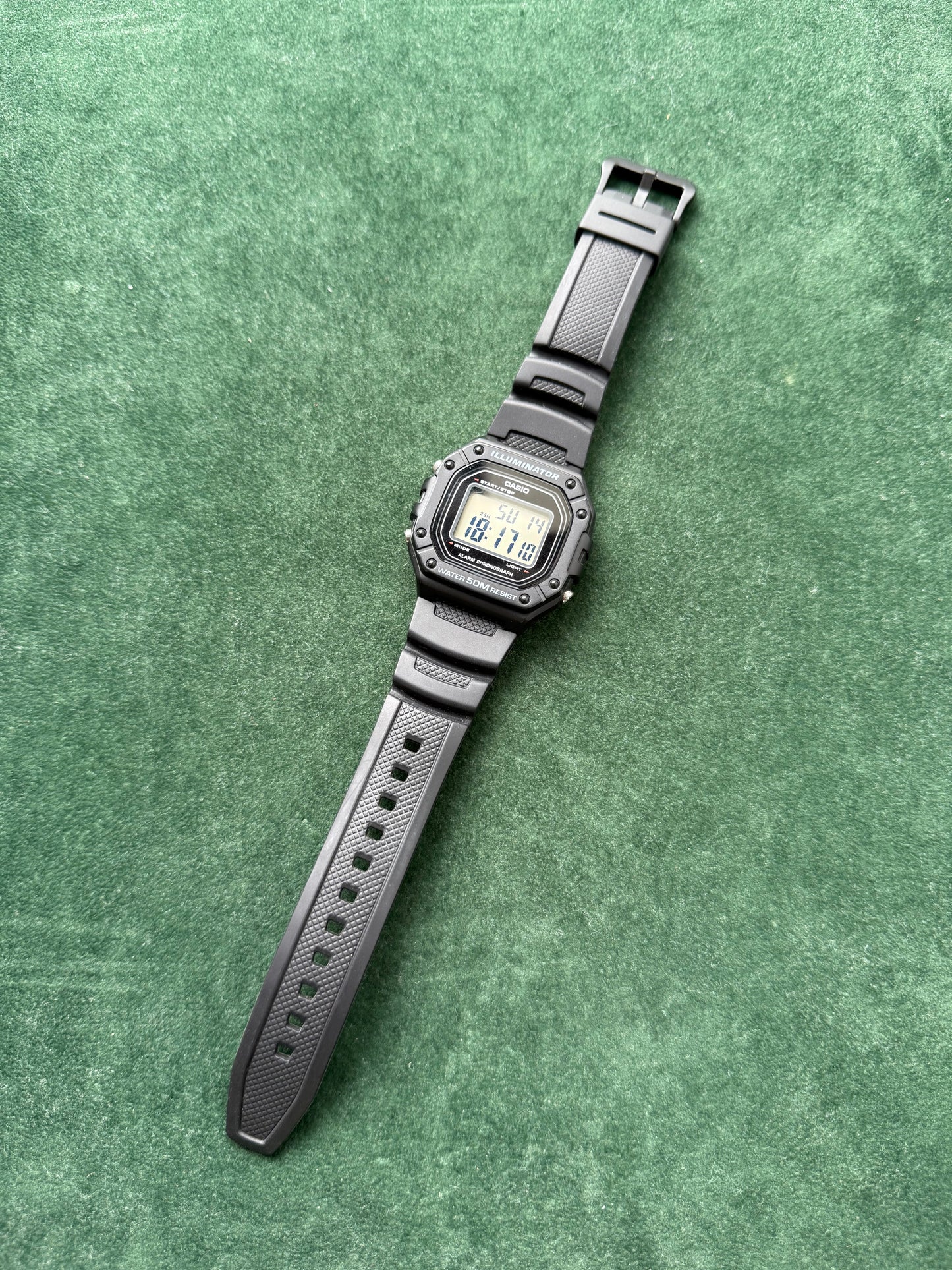 Casio W-218H Digital Illuminator – 50M WR