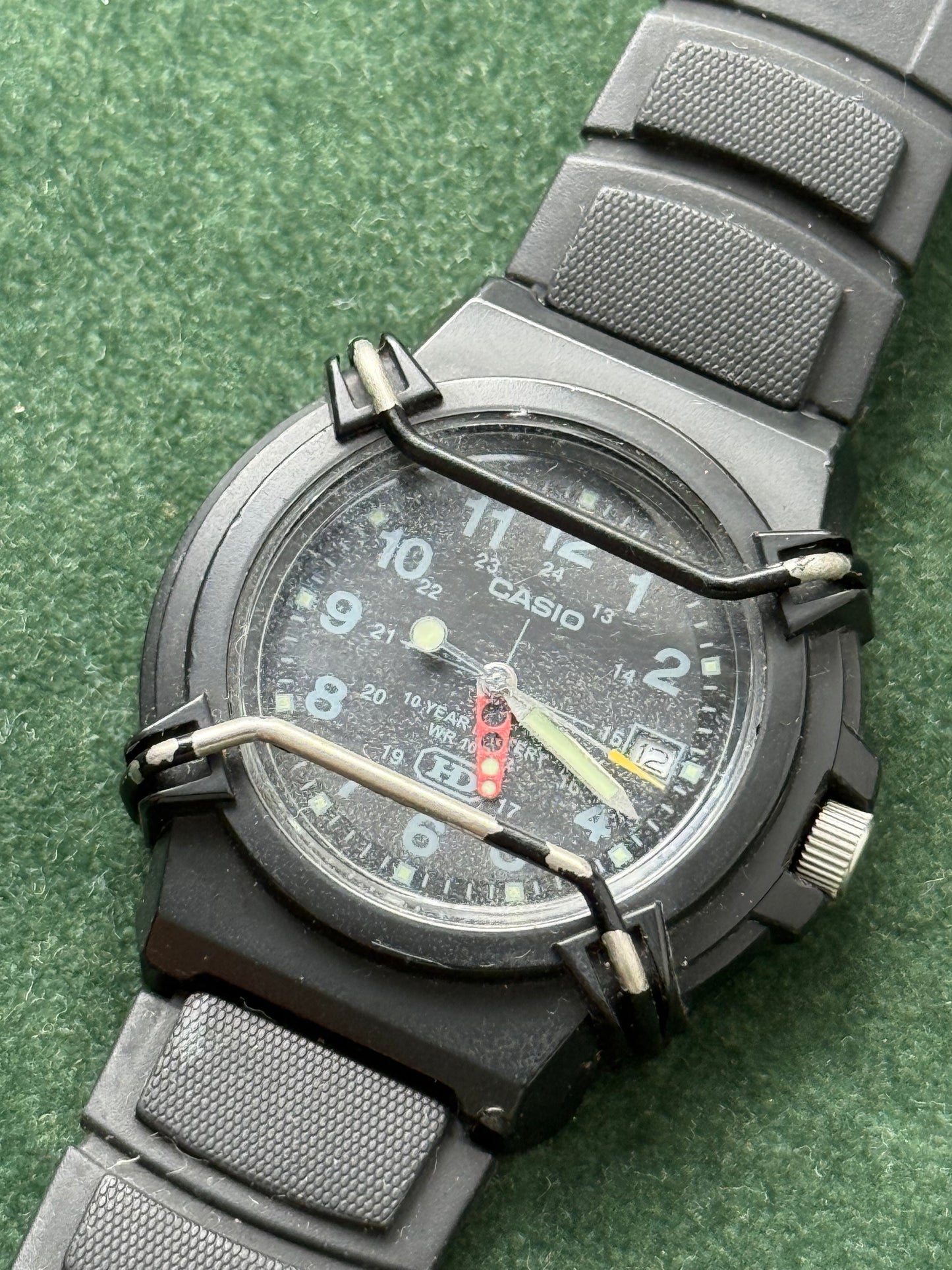 Vintage Casio HDA-600 1HD Analog Watch