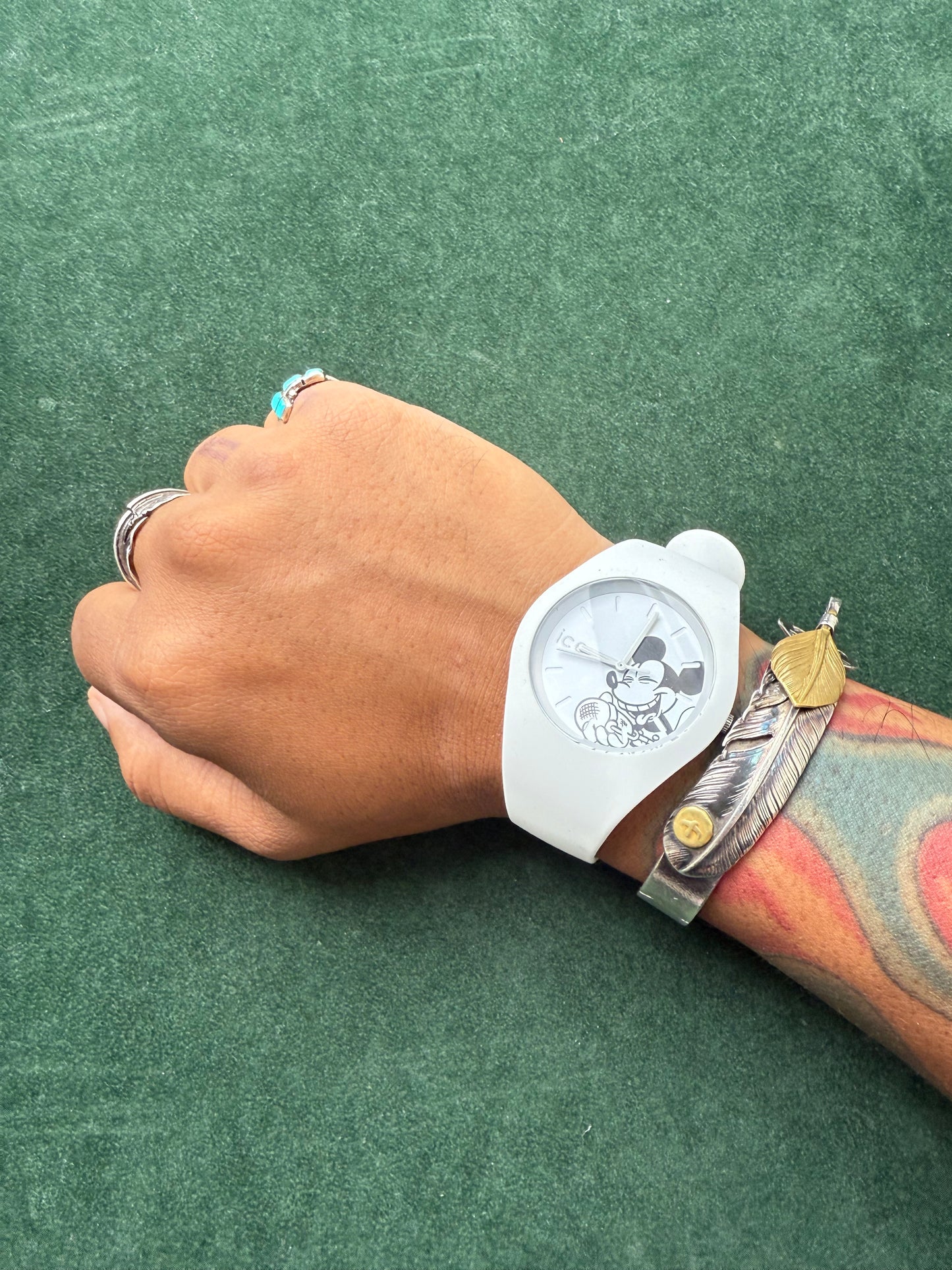 Ice-Watch x Disney Mickey Mouse White Silicone Quartz Watch