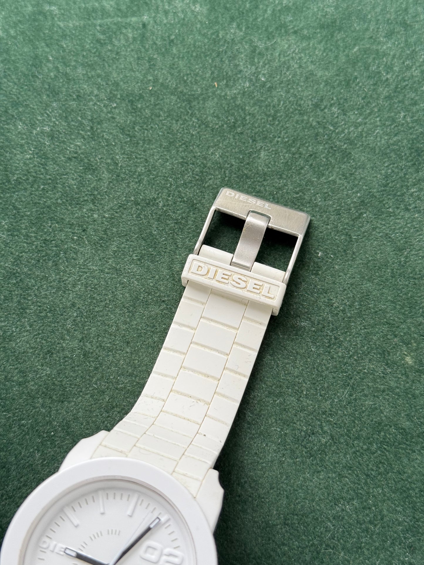 Diesel DZ-1436 White Silicone Quartz Watch