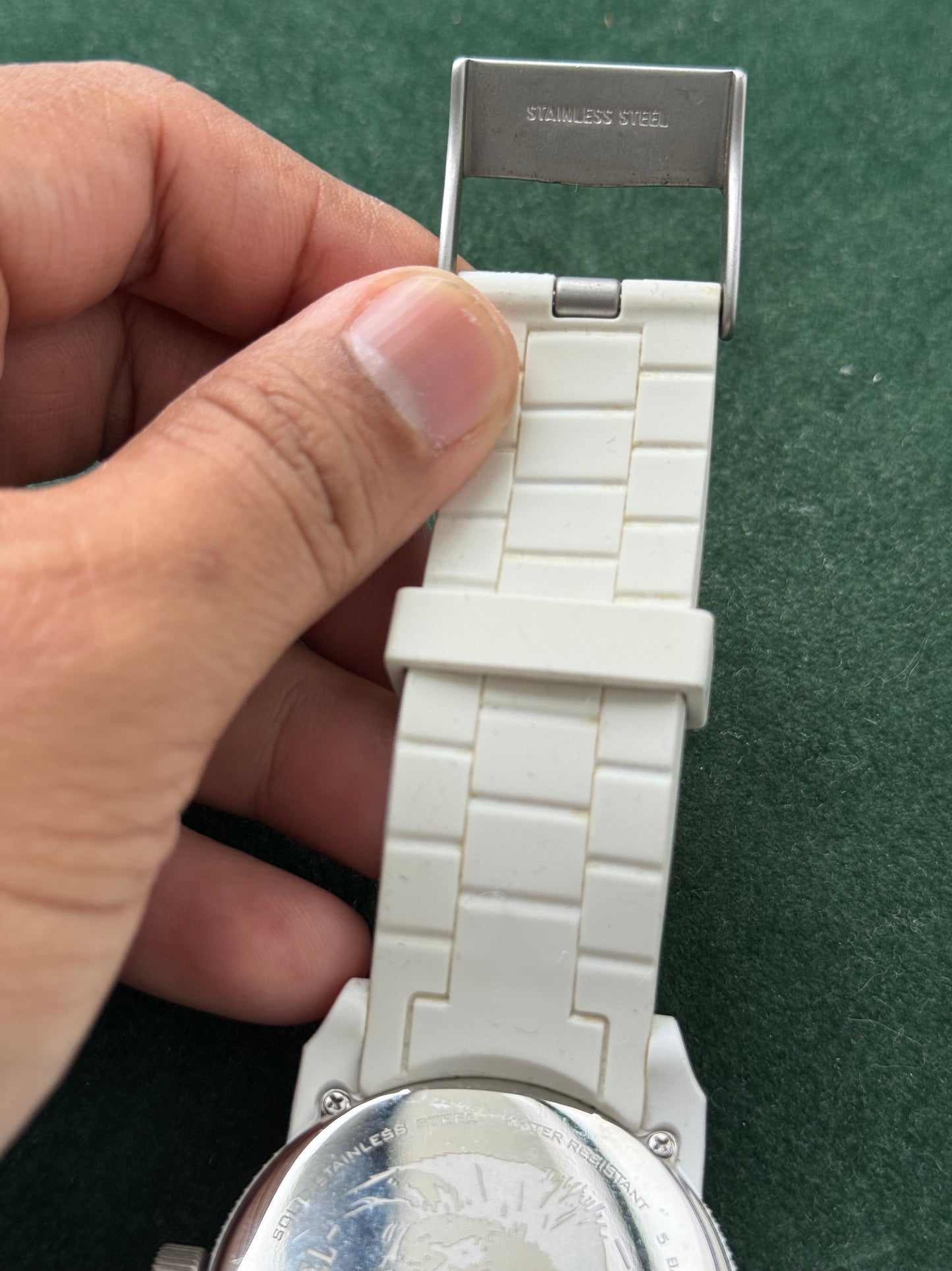 Diesel DZ-1436 White Silicone Quartz Watch