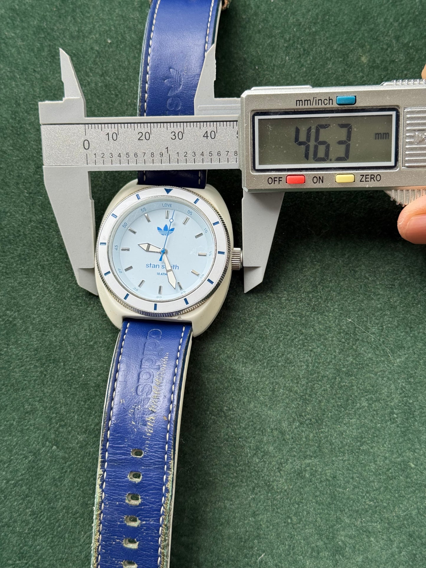 Adidas Originals Stan Smith ADH9087 Blue Leather Strap Quartz Watch