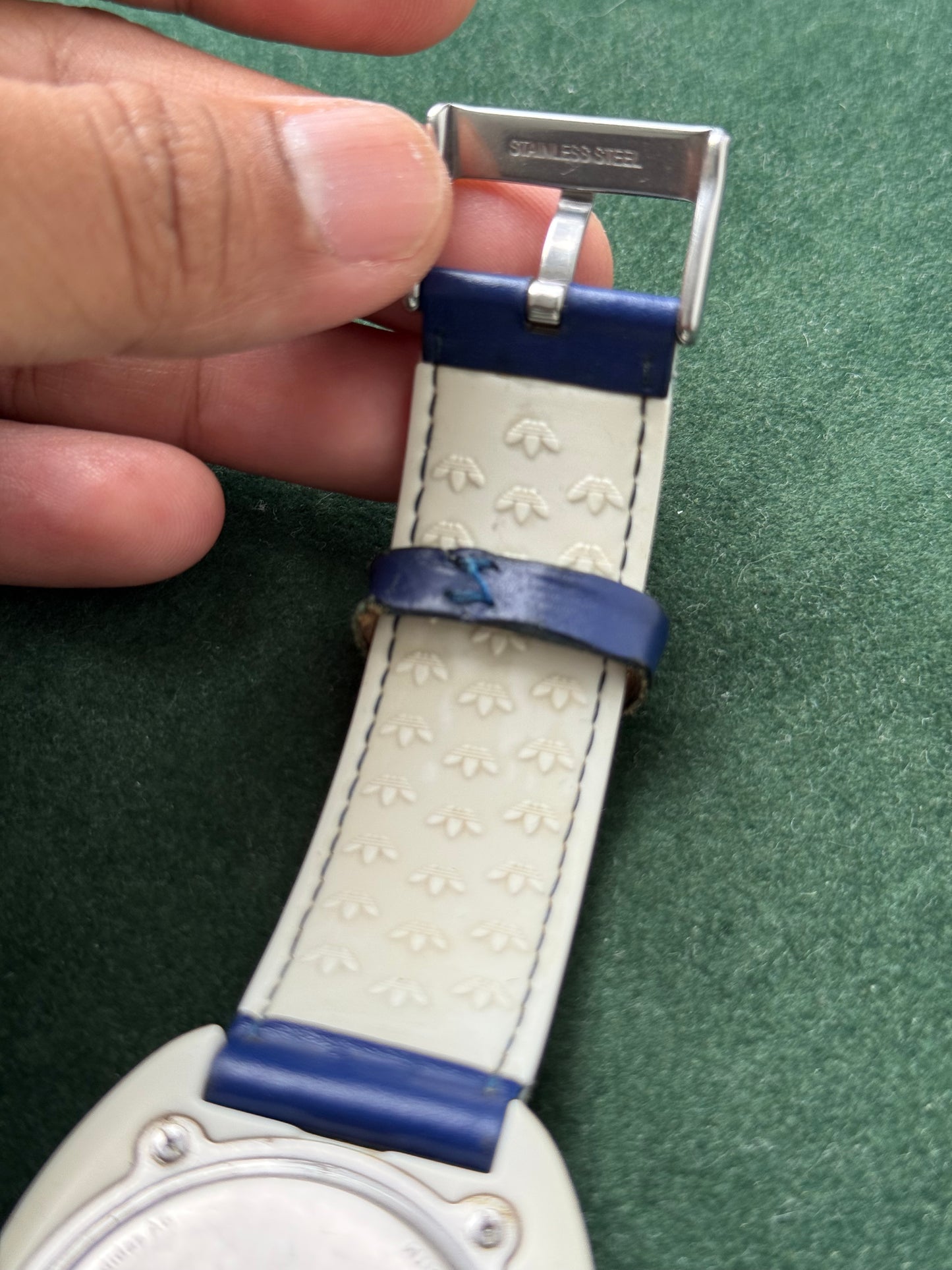 Adidas Originals Stan Smith ADH9087 Blue Leather Strap Quartz Watch