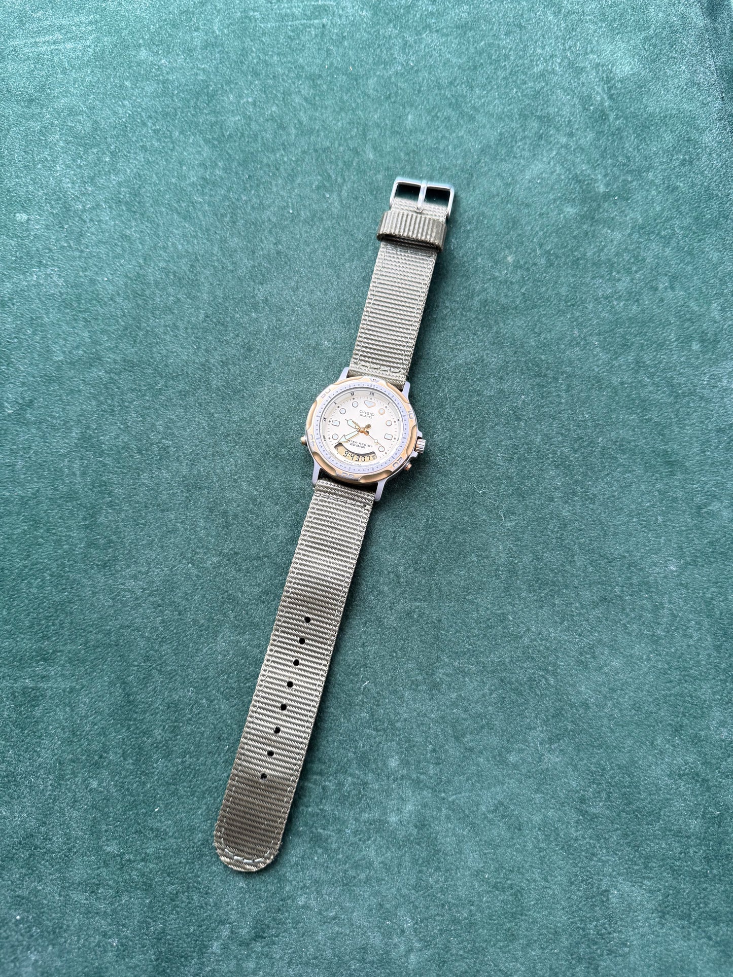 Casio AD-701 Vintage Diver Style Quartz Watch Japan