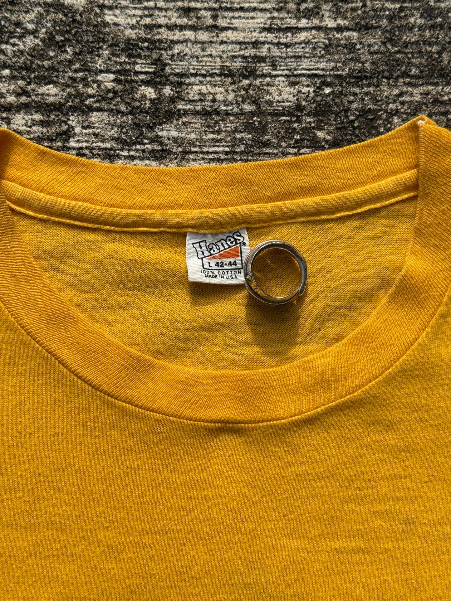 Vintage 70s Hanes Hawaii Hibiscus Tee Made in USA