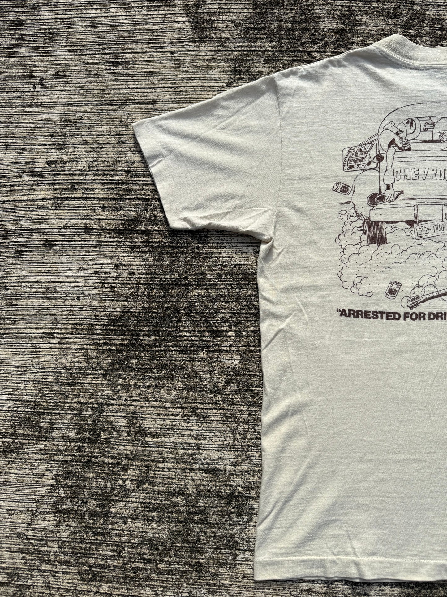 Vintage 70s ZZ Top Worldwide Texas Tour Tee Made in USA