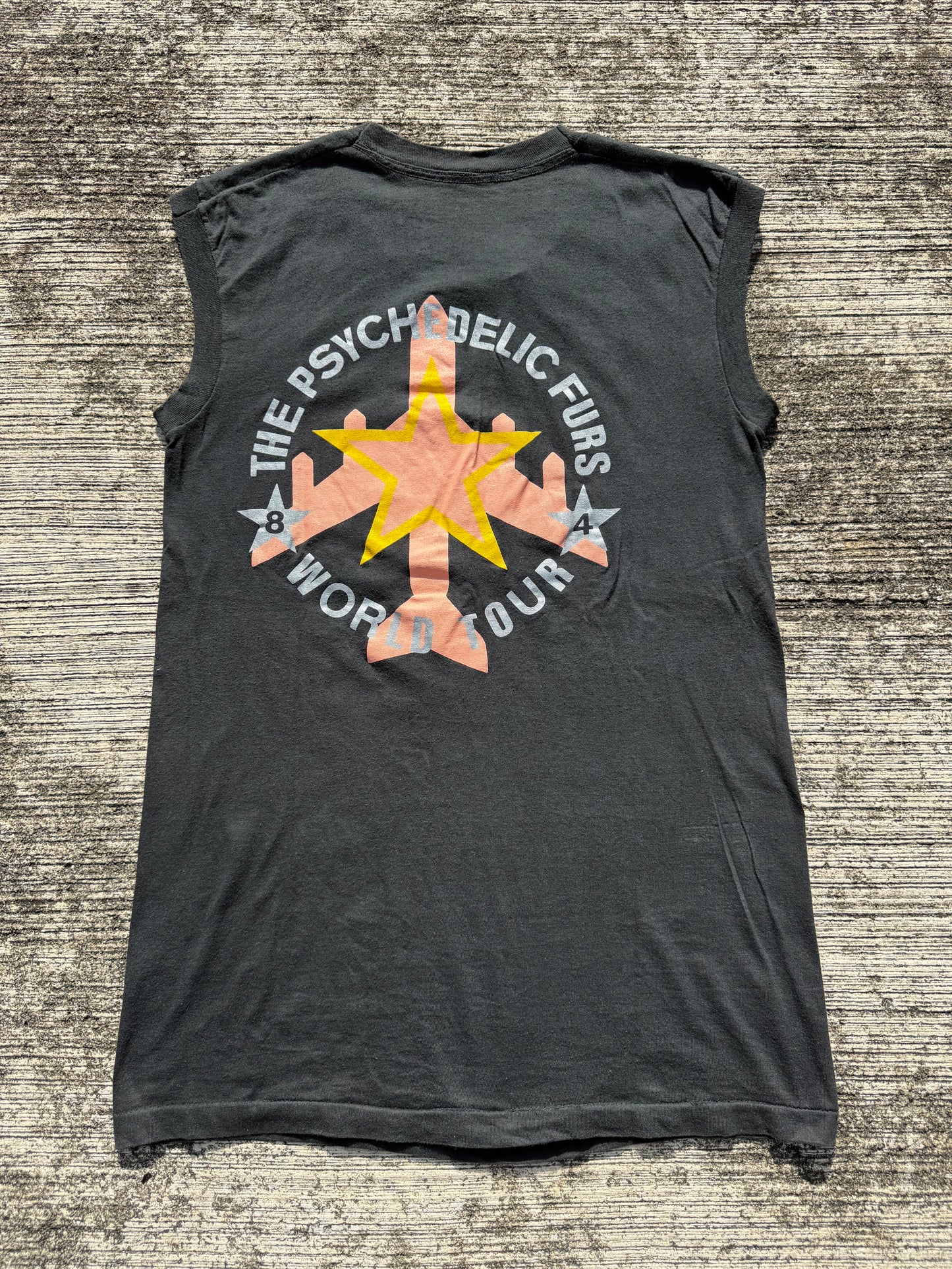 Rare Vintage 1984 The Psychedelic Furs World Tour Tee Made in USA