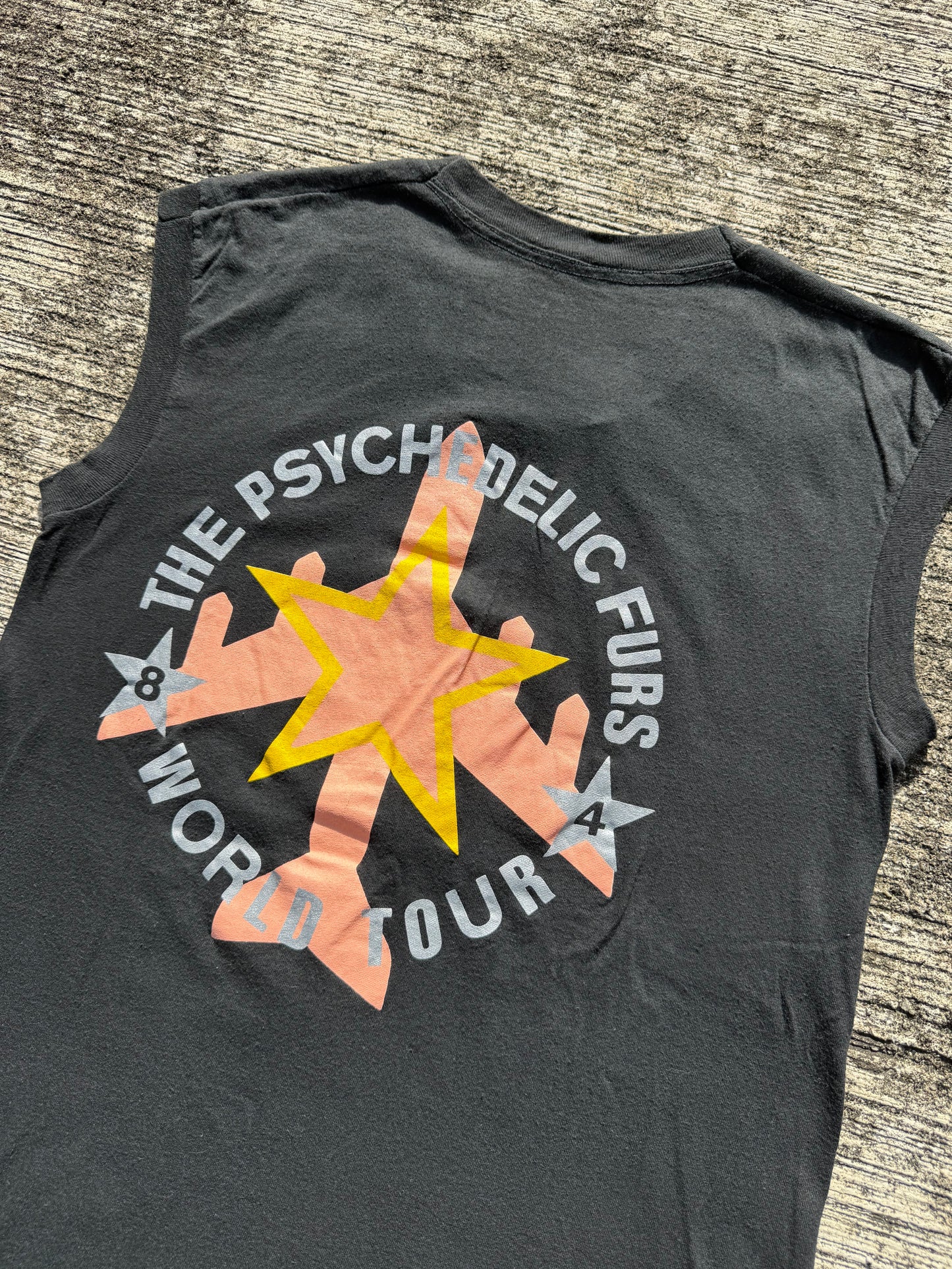 Rare Vintage 1984 The Psychedelic Furs World Tour Tee Made in USA