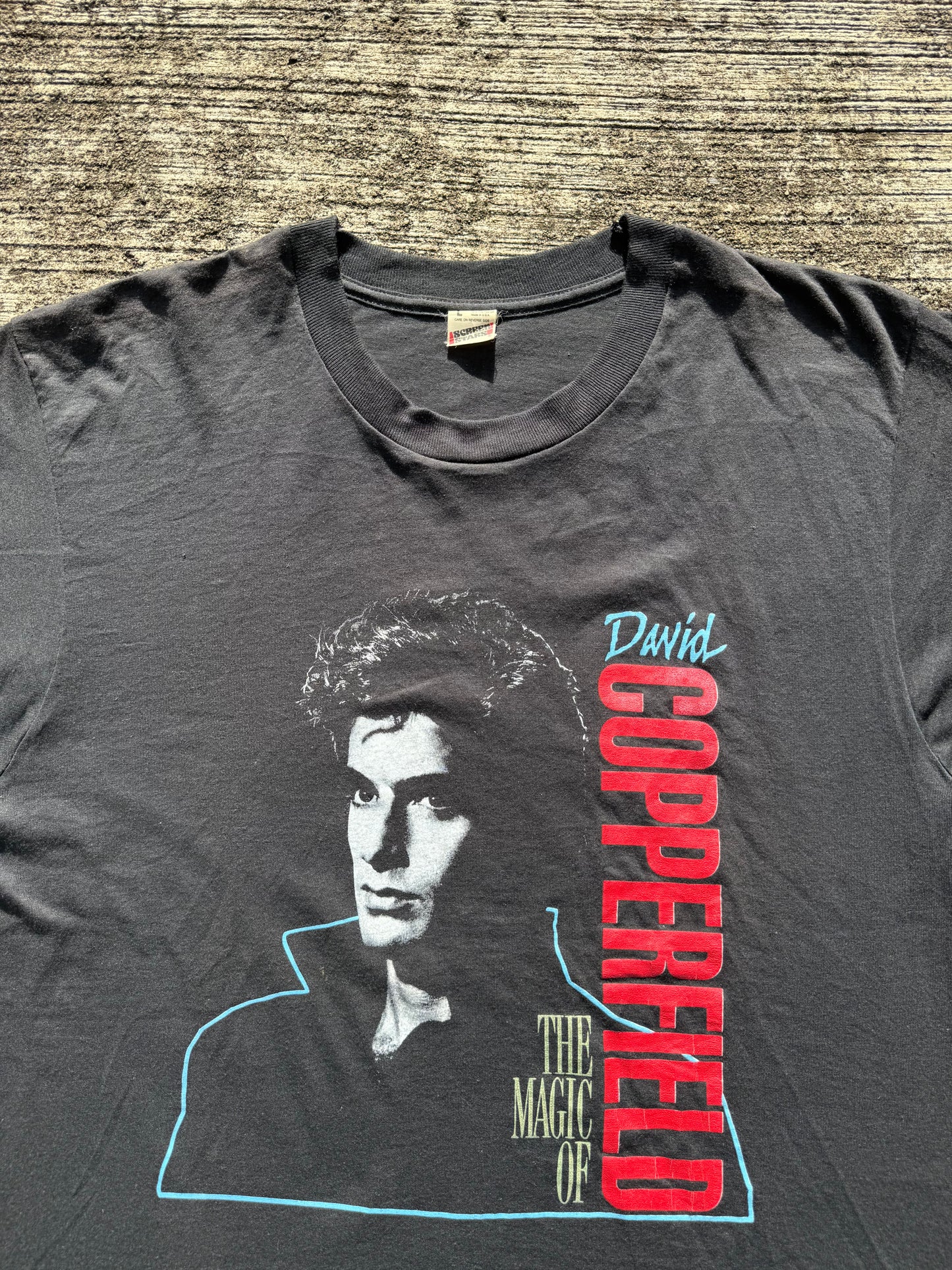 Vintage 1980s David Copperfield “The Magic Of” Promo T-Shirt Made in USA