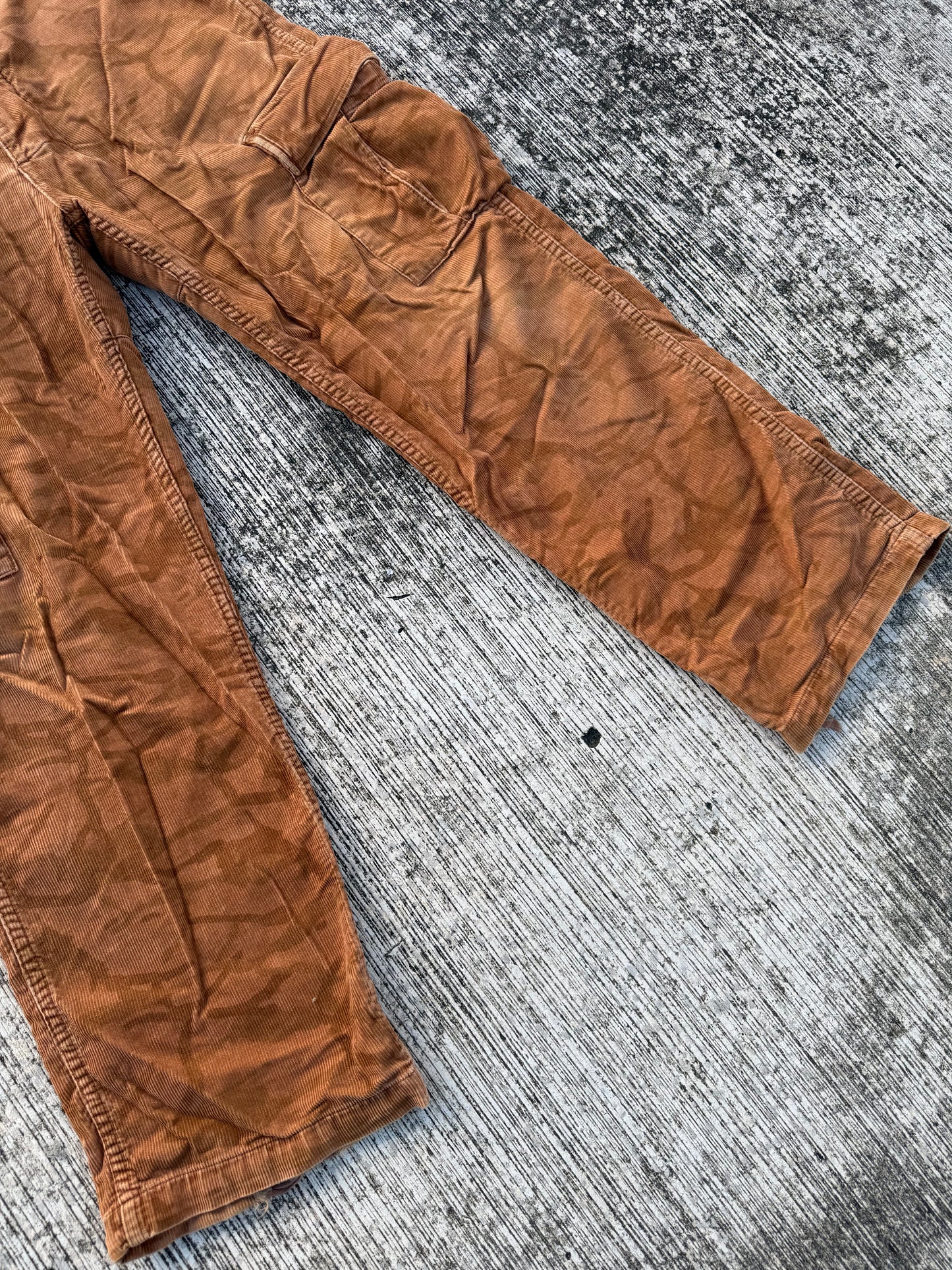 Y2K Stüssy Brown Corduroy Cargo Pants