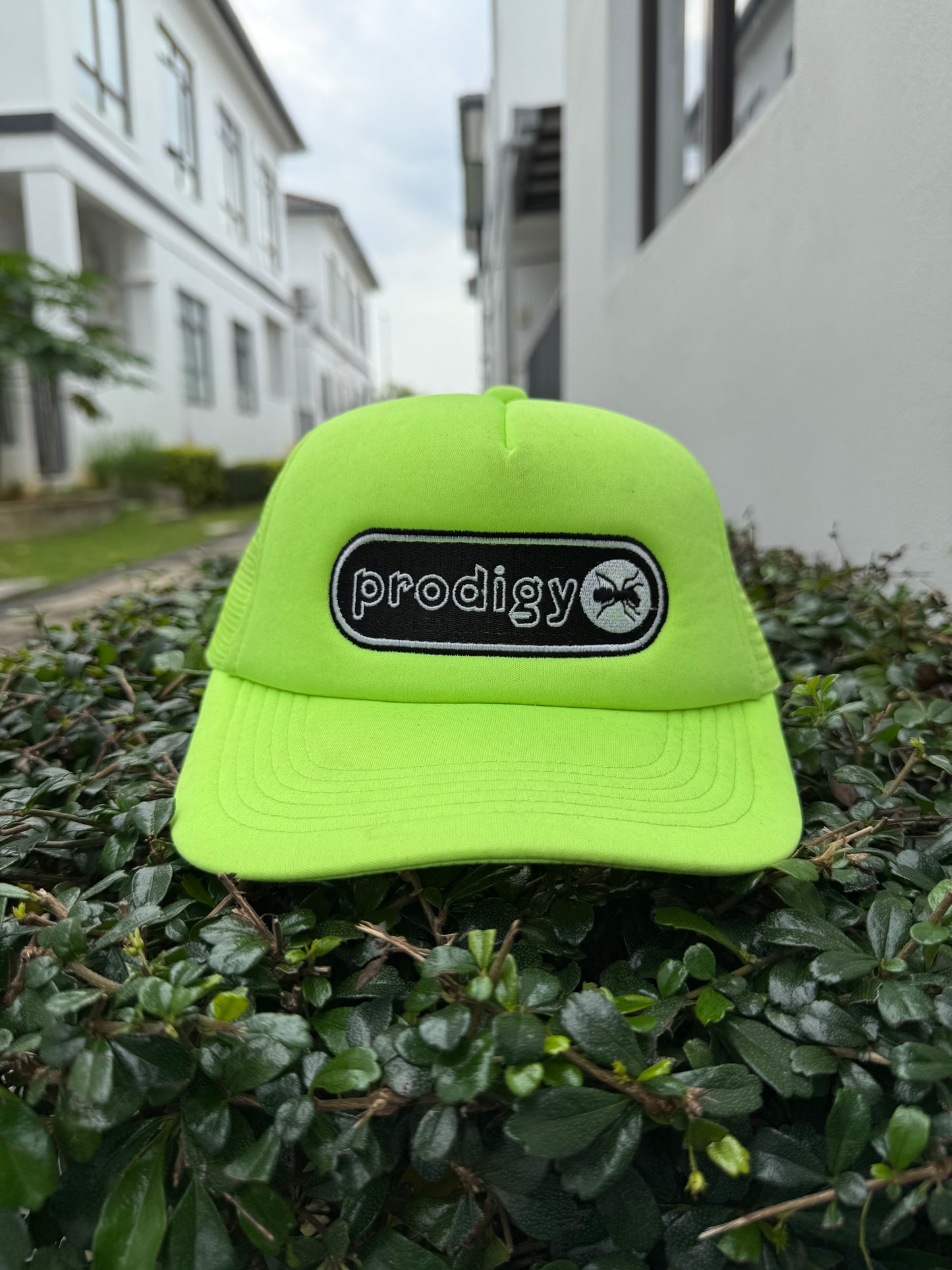 Vintage The Prodigy Band Neon Green Trucker Cap