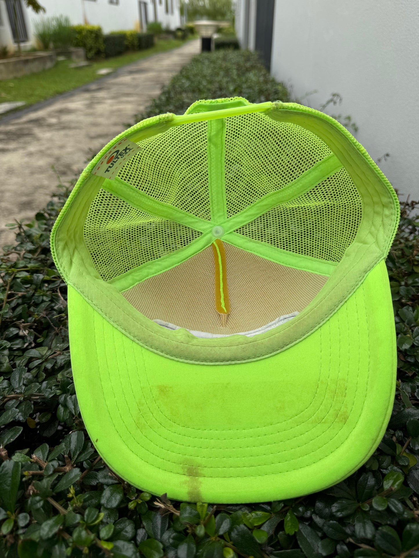 Vintage The Prodigy Band Neon Green Trucker Cap