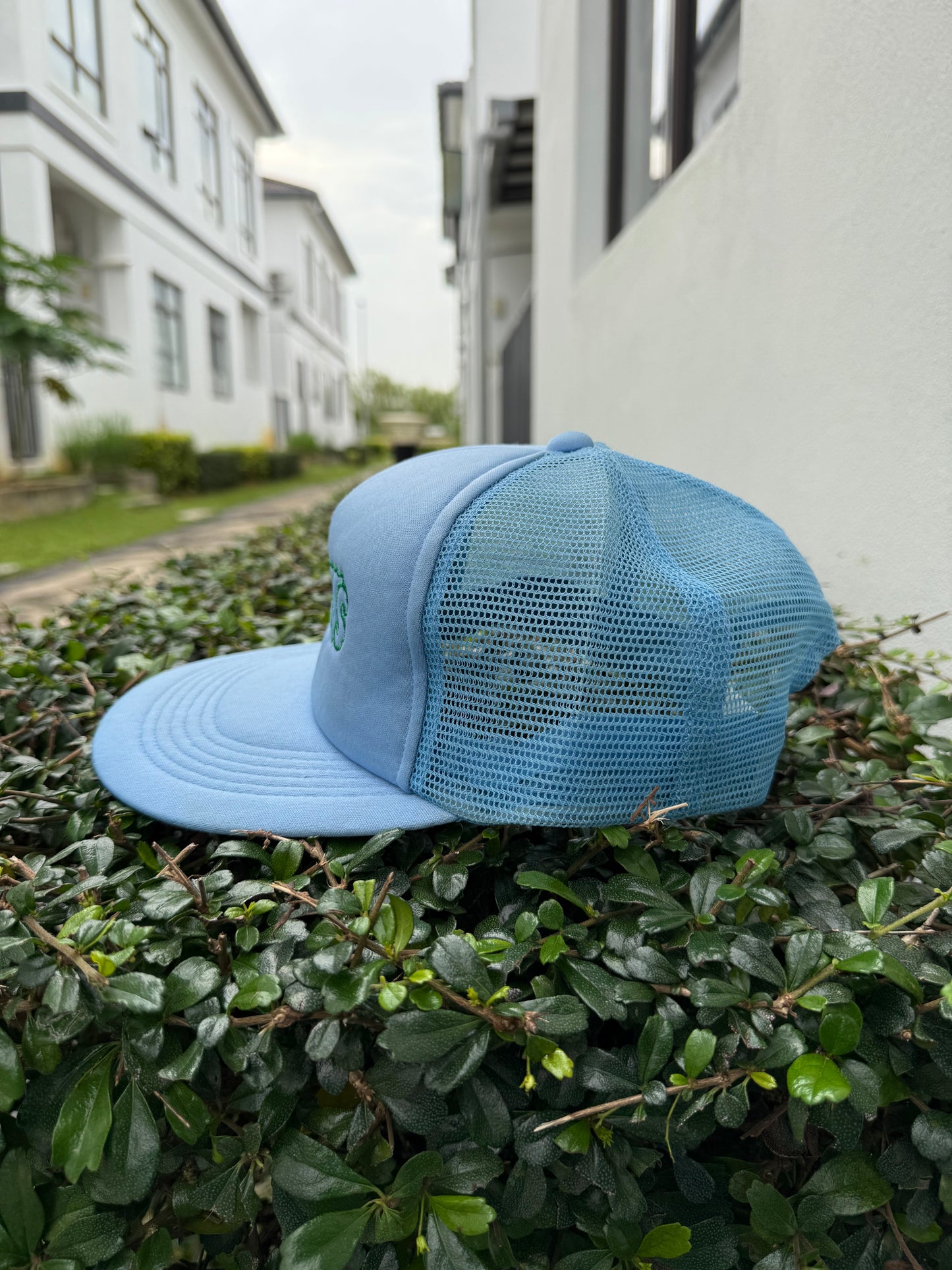 Vintage Misfits Embroidered Logo Trucker Cap (2000s Horror Punk Era)