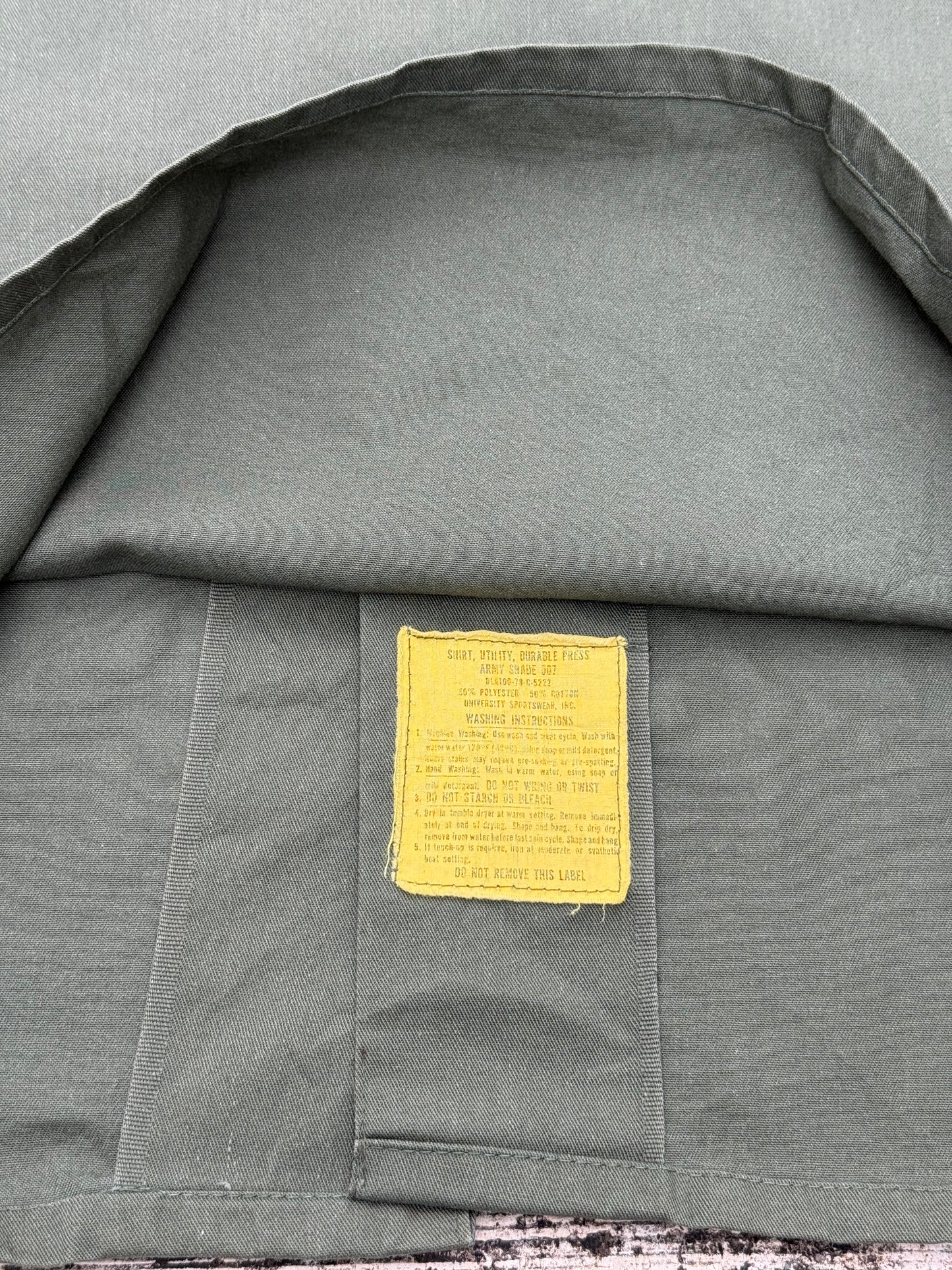 Vintage US Army OG-507 Utility Shirt