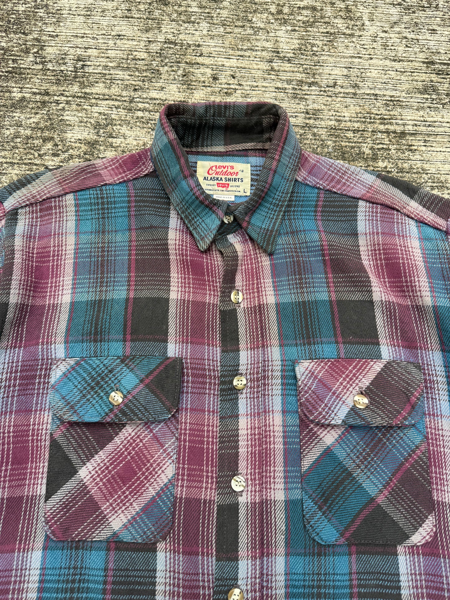 Vintage Levi’s Outdoor Alaska Flannel Shirt Made in USA