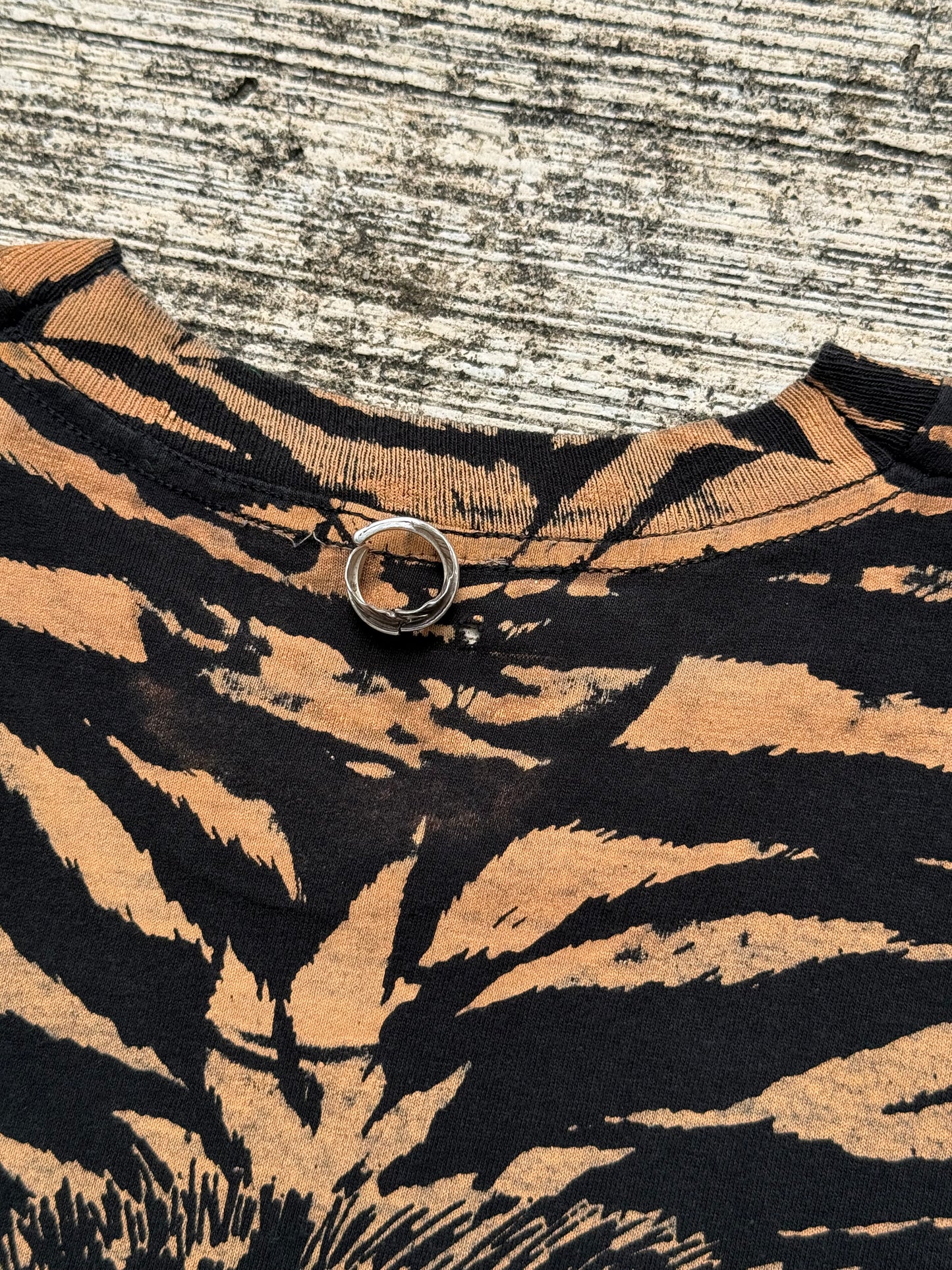 Vintage Tiger All Over Print T-Shirt