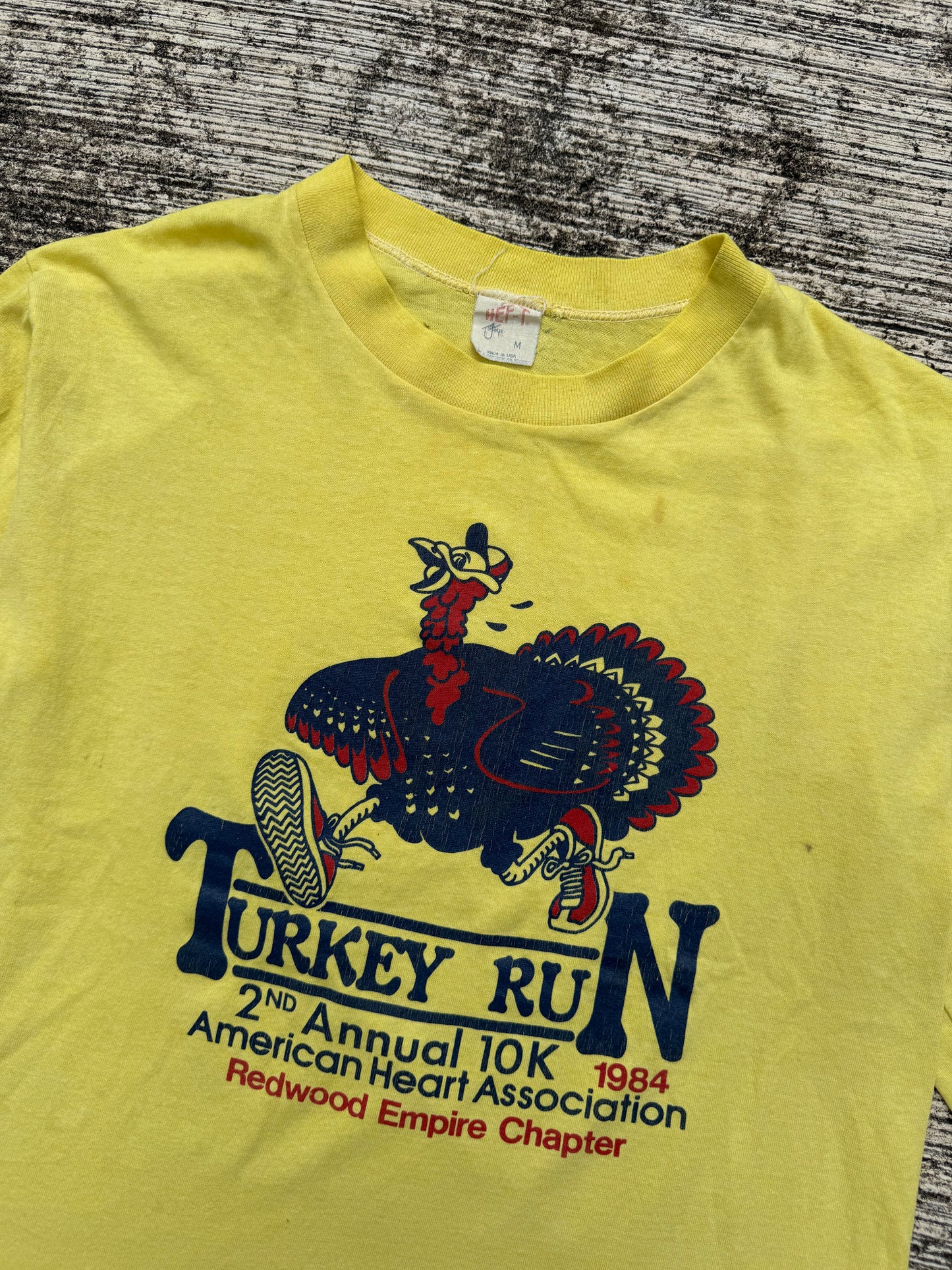 Vintage Turkey Run 10K Long Sleeve T-Shirt 1984