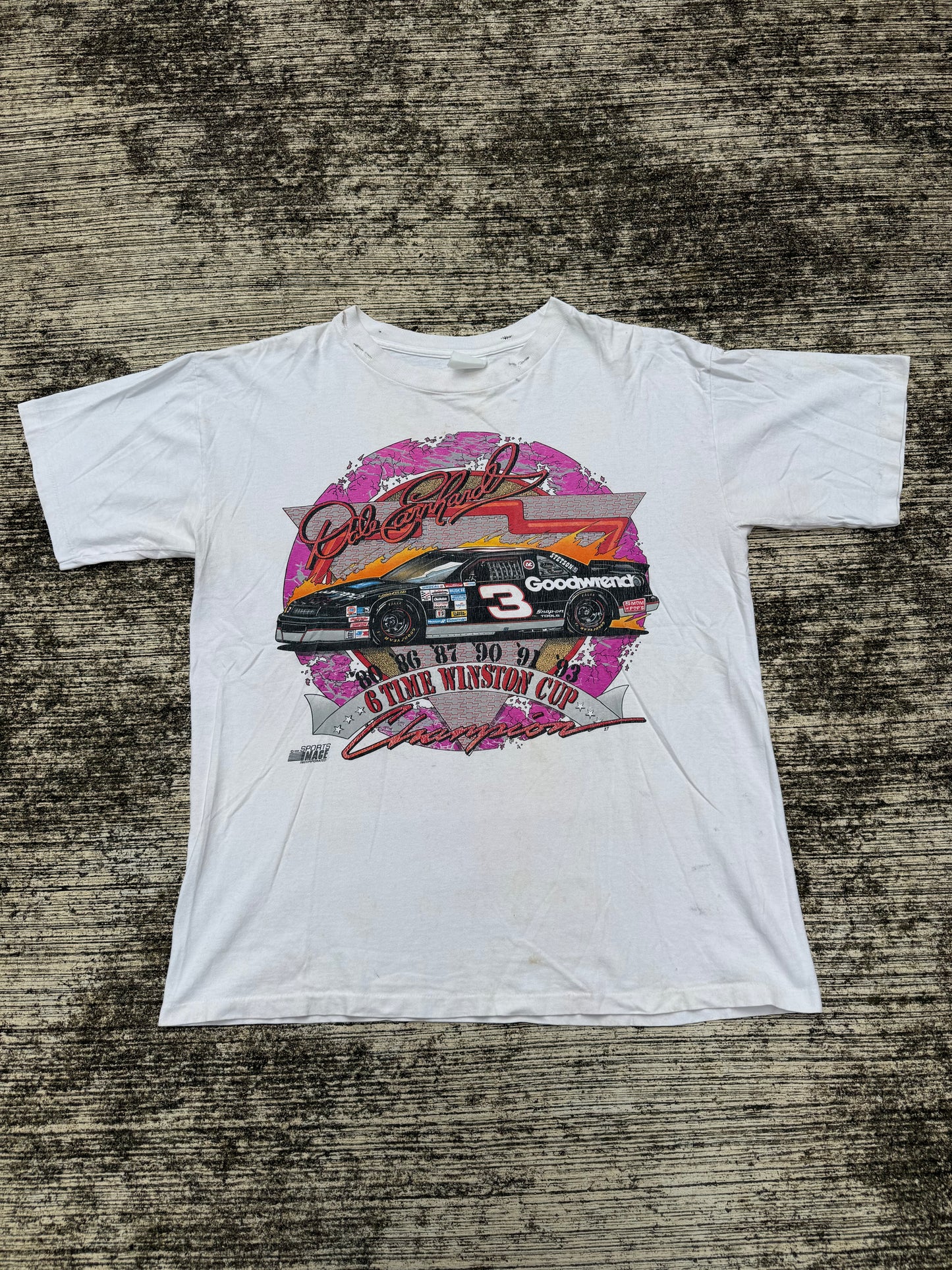 1990s Dale Earnhardt NASCAR Winston Cup Champion Tee